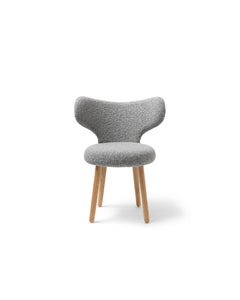 Gray WNG Chair in BUTE/Storr Fabric Upholstery by Mazo Design