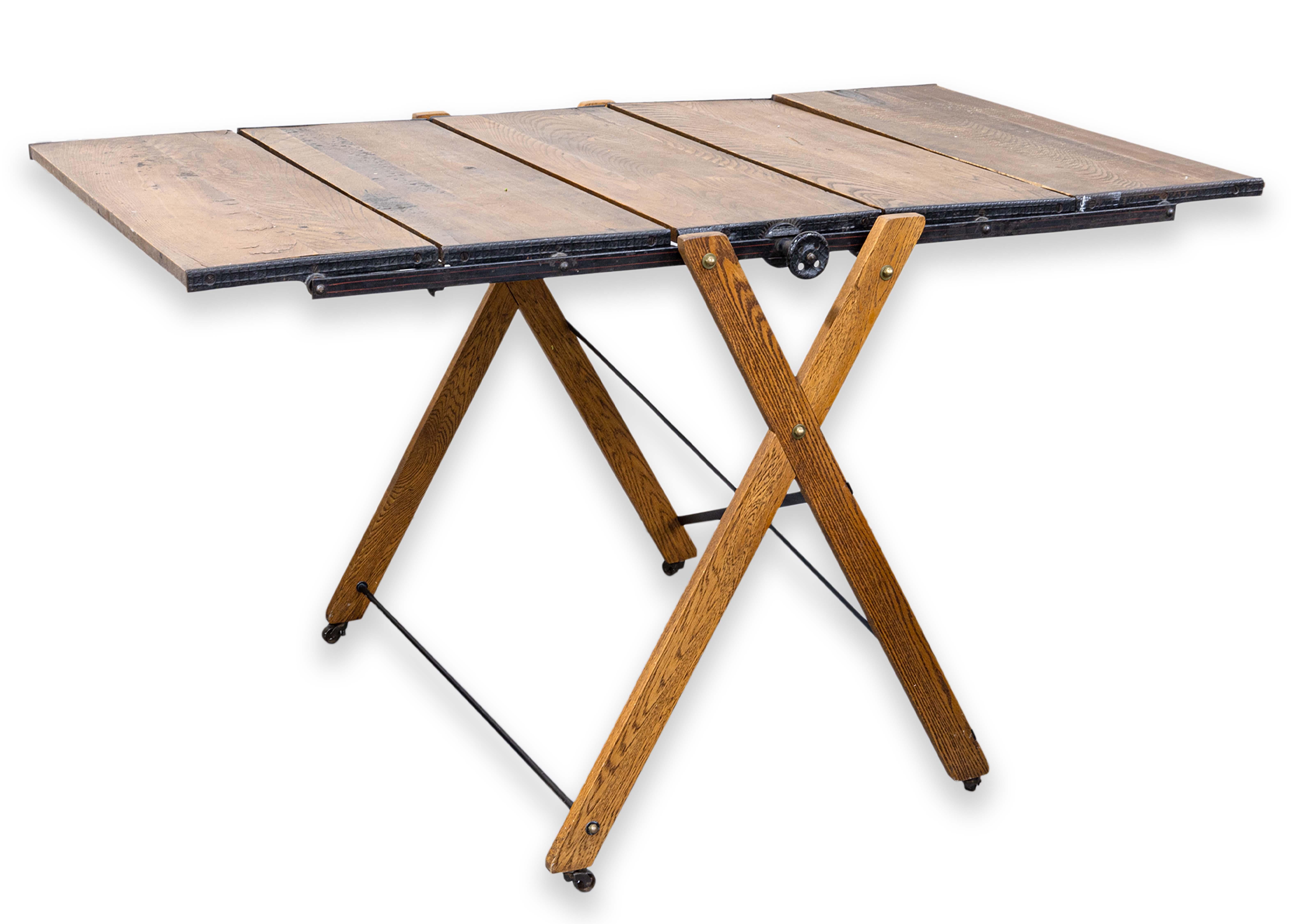 Butler Brothers New York Convertable Display Shelving Unit and Dining Table 4