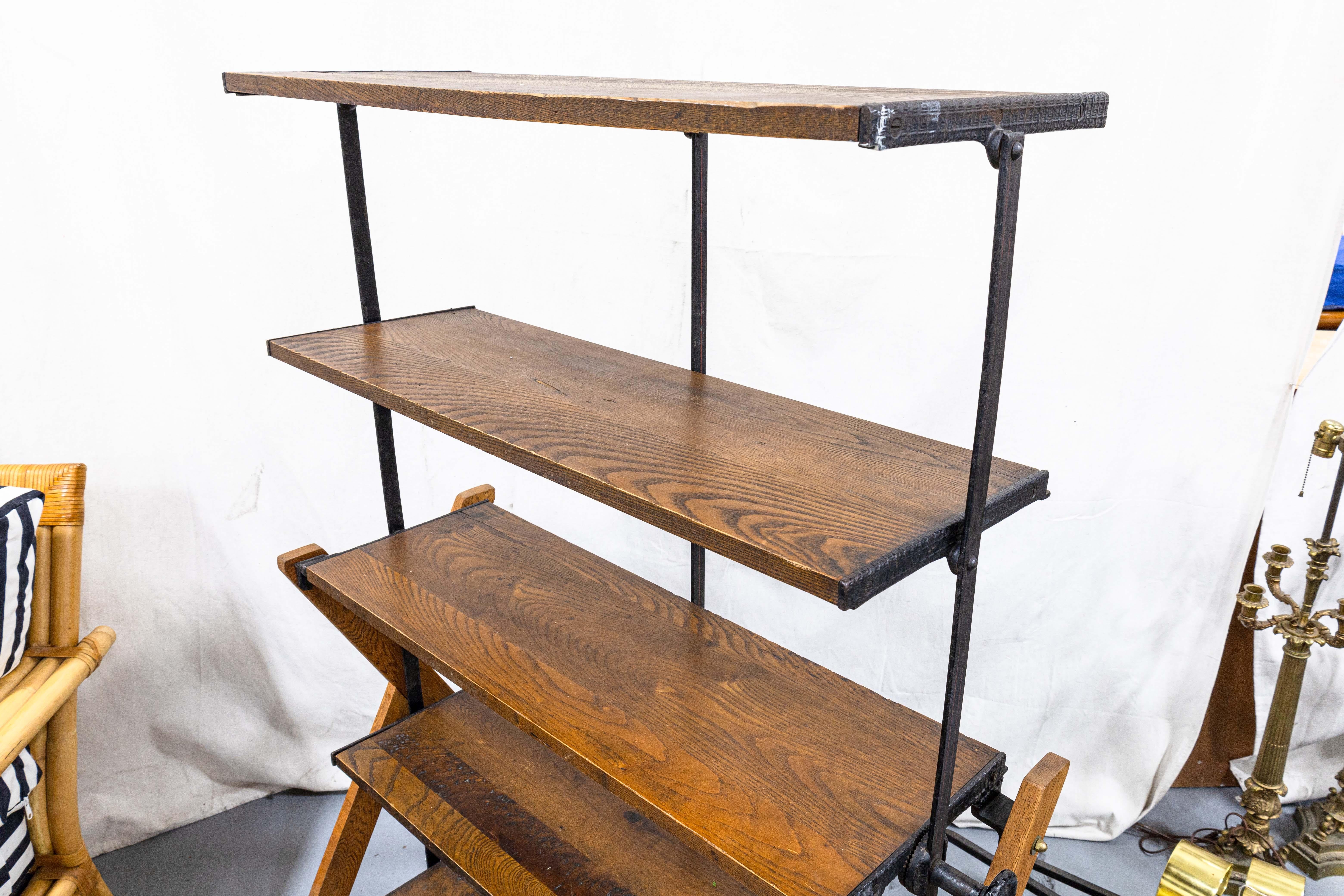Unknown Butler Brothers New York Convertable Display Shelving Unit and Dining Table