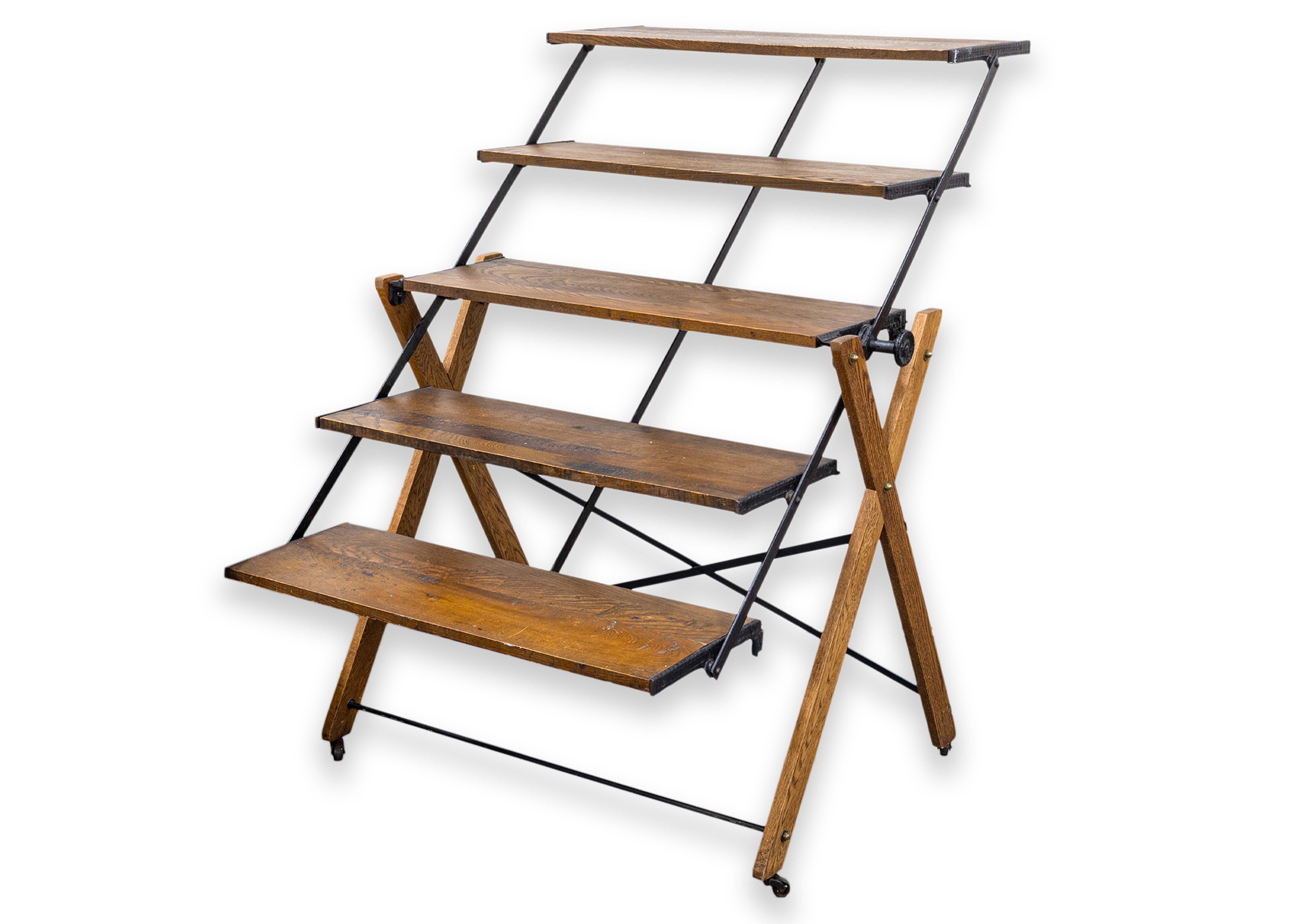 Butler Brothers New York Convertable Display Shelving Unit and Dining Table 3
