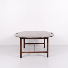 Butler Table / Coffee Table in Mahogany with Brass Fittings, 1930s