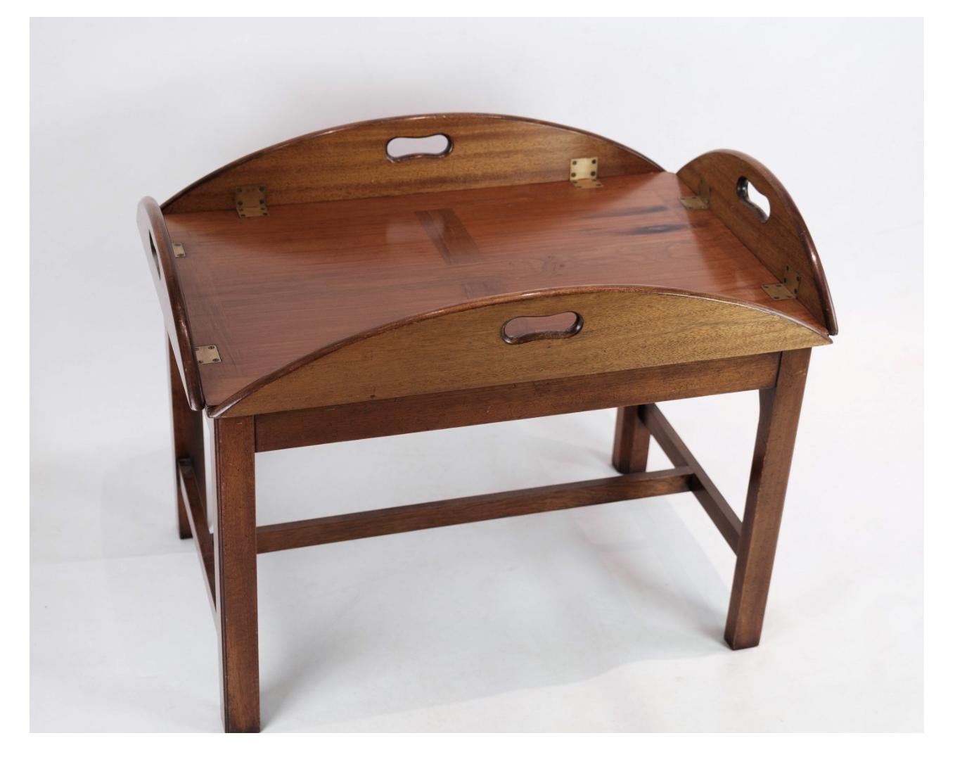 Danish Butler Table Made In Mahogany From 1950s For Sale