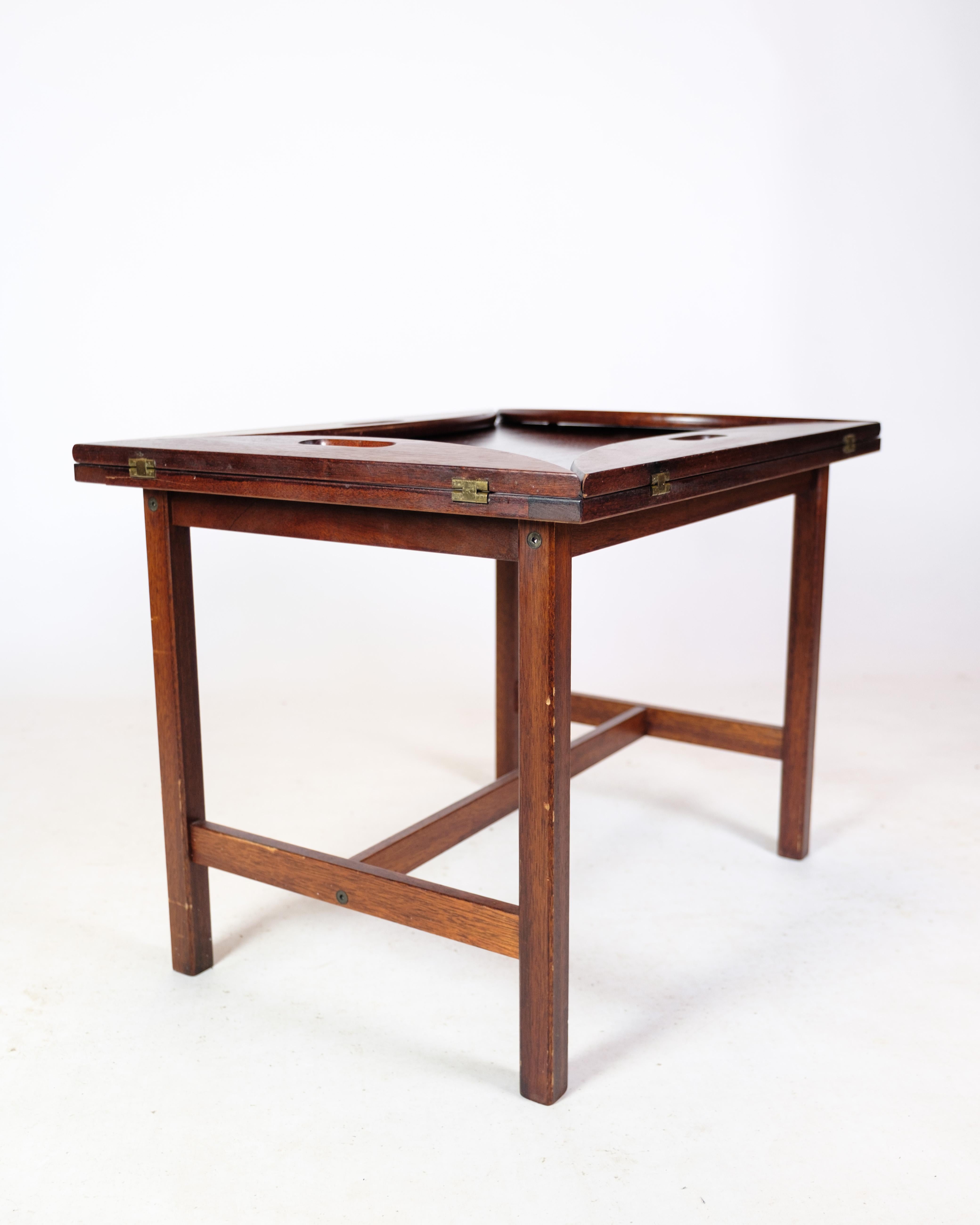 Butler table in Mahogany of Danish Design from the 1950 For Sale 5