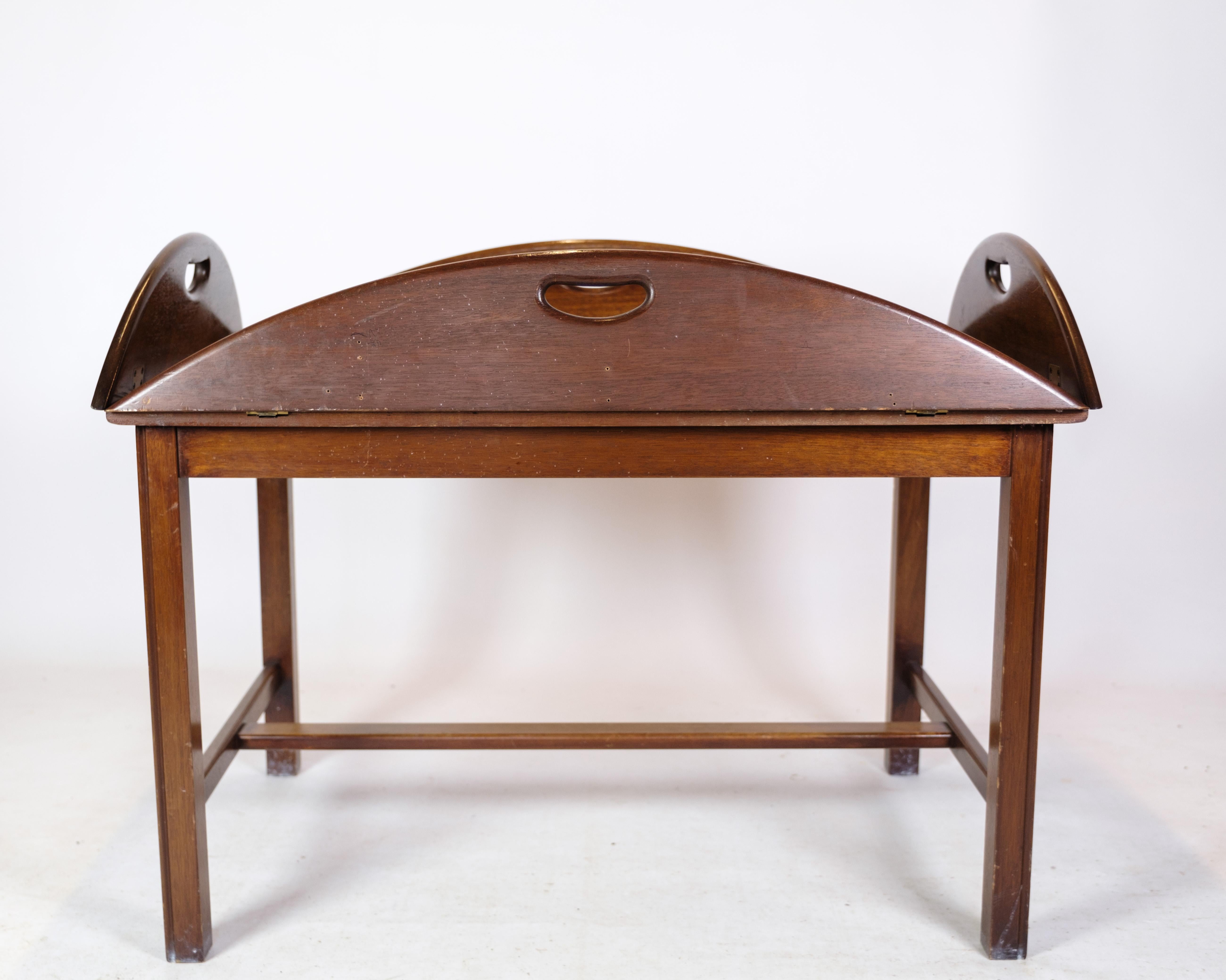 Butler table in Mahogany of Danish Design from the 1950 For Sale 6