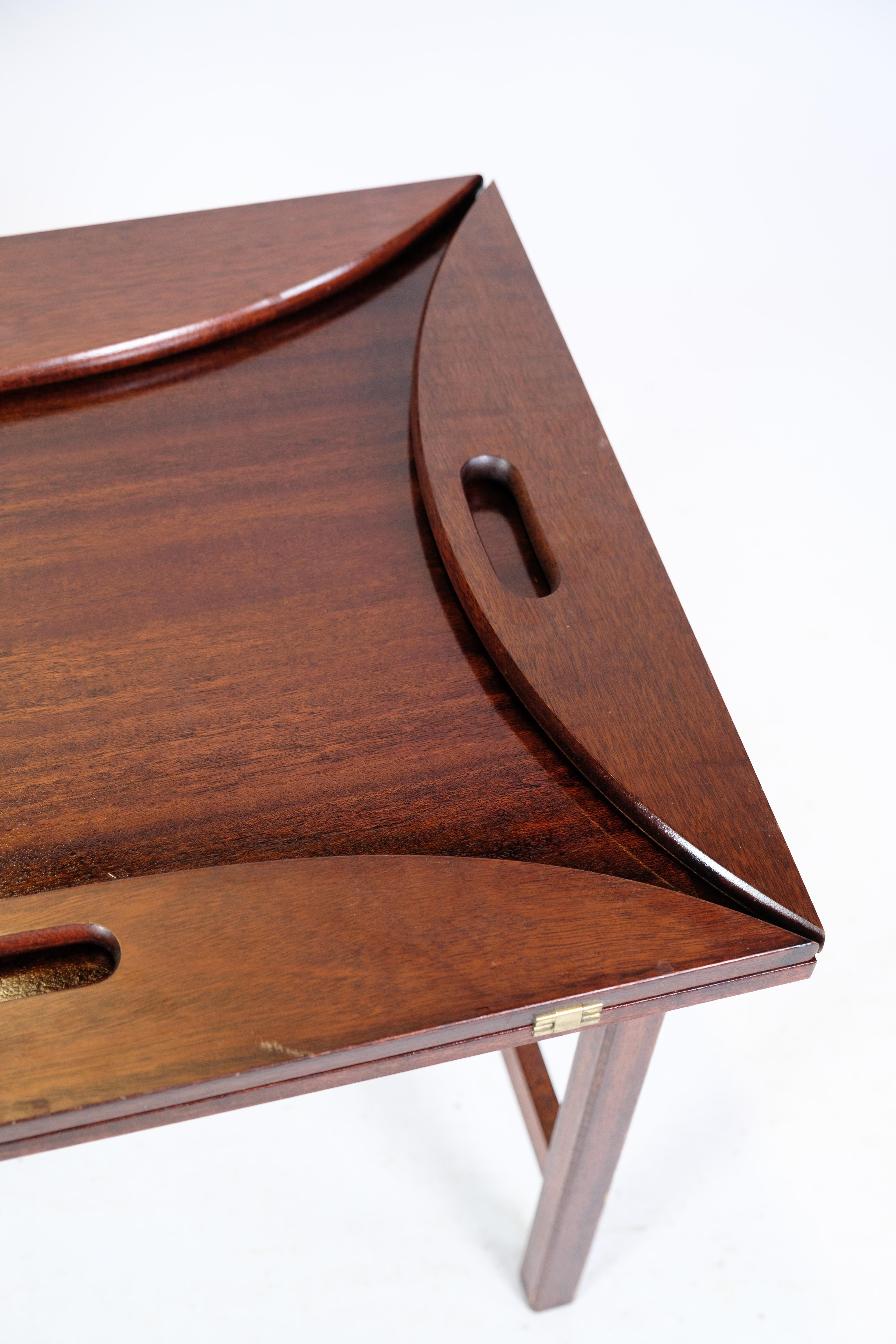 Mid-Century Modern Butler table in Mahogany of Danish Design from the 1950 For Sale