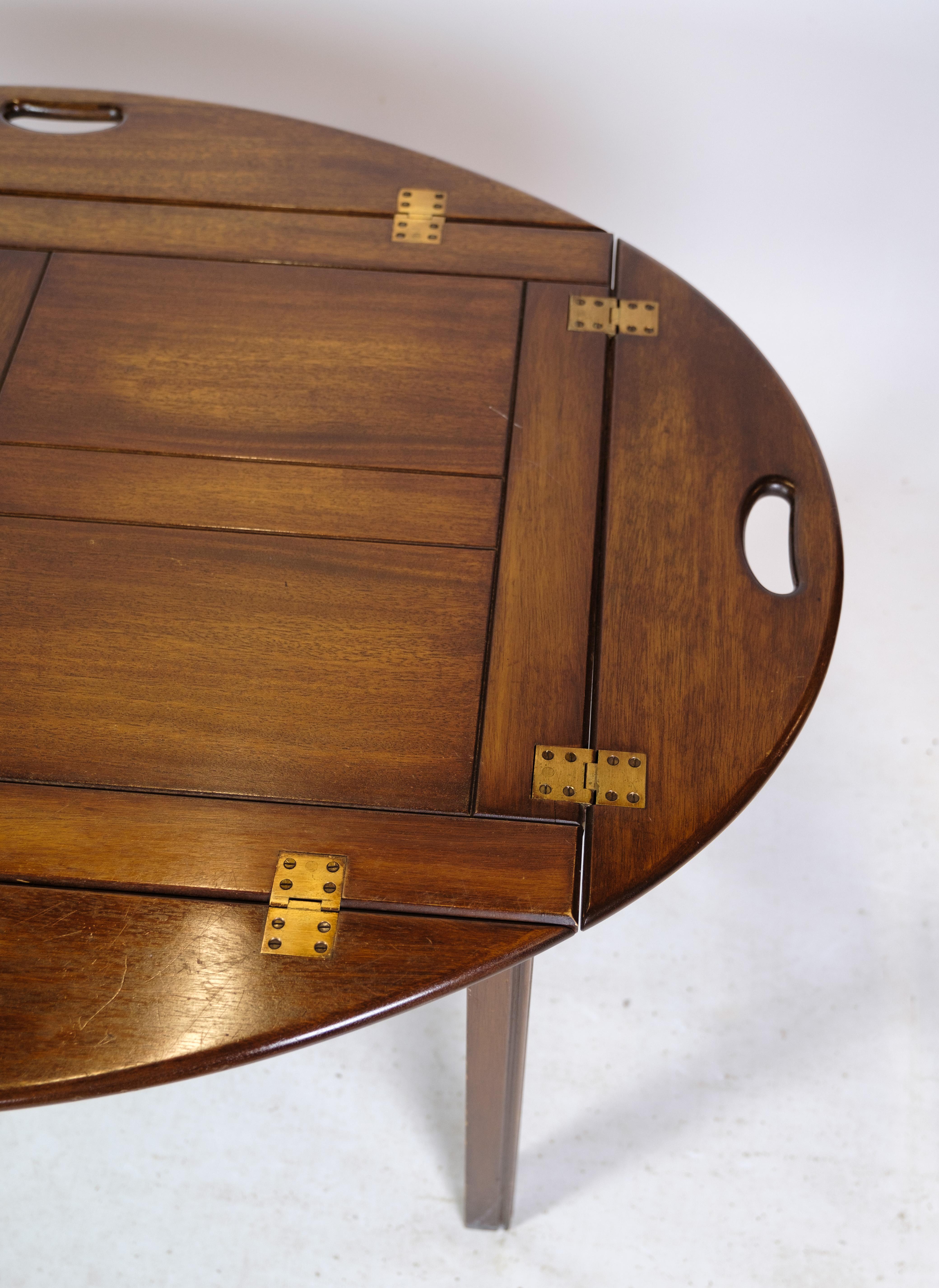 Butler table in Mahogany of Danish Design from the 1950 For Sale 1