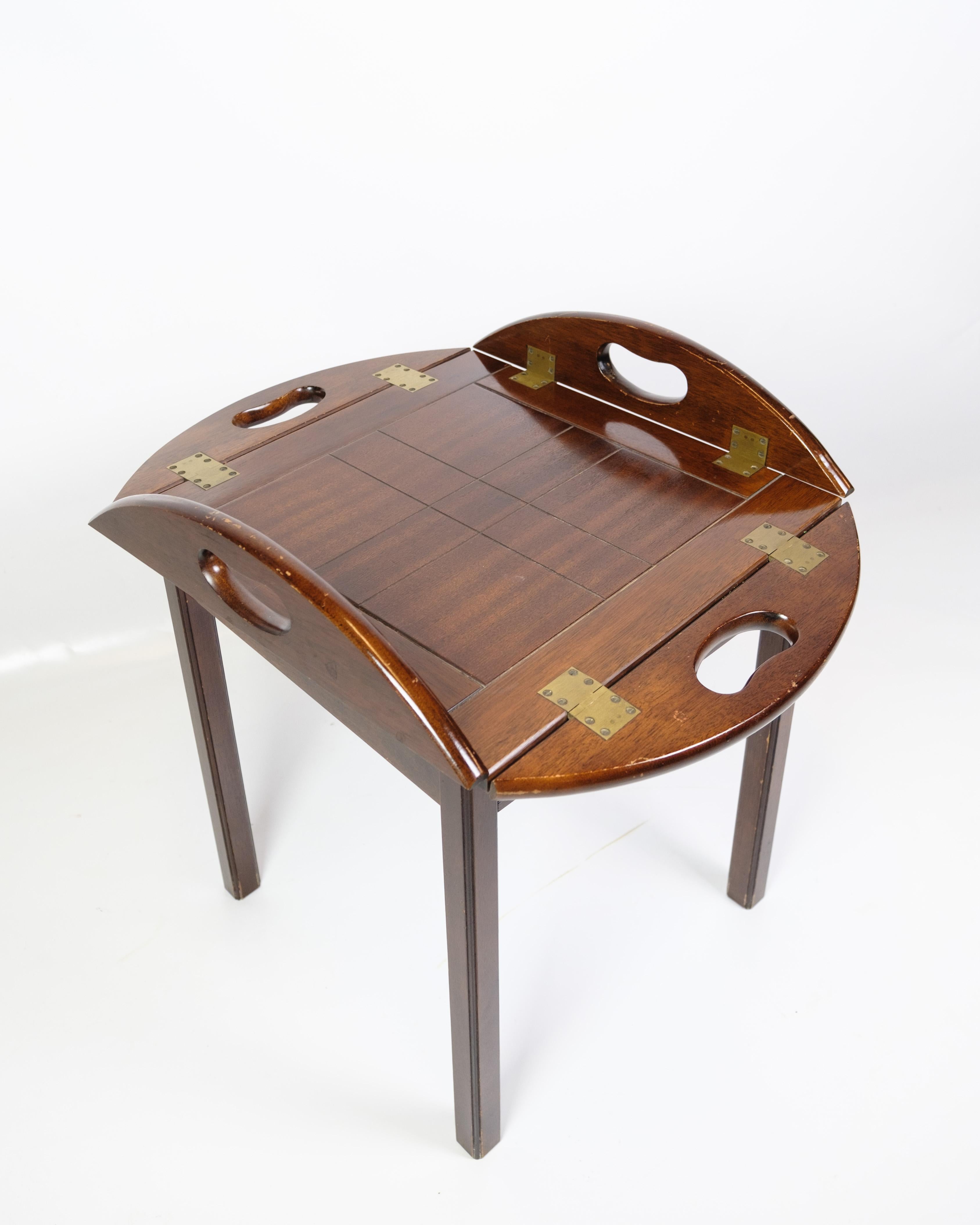 Butler Tisch aus Mahagoni, dänisches Design aus den 1960er Jahren im Angebot 4