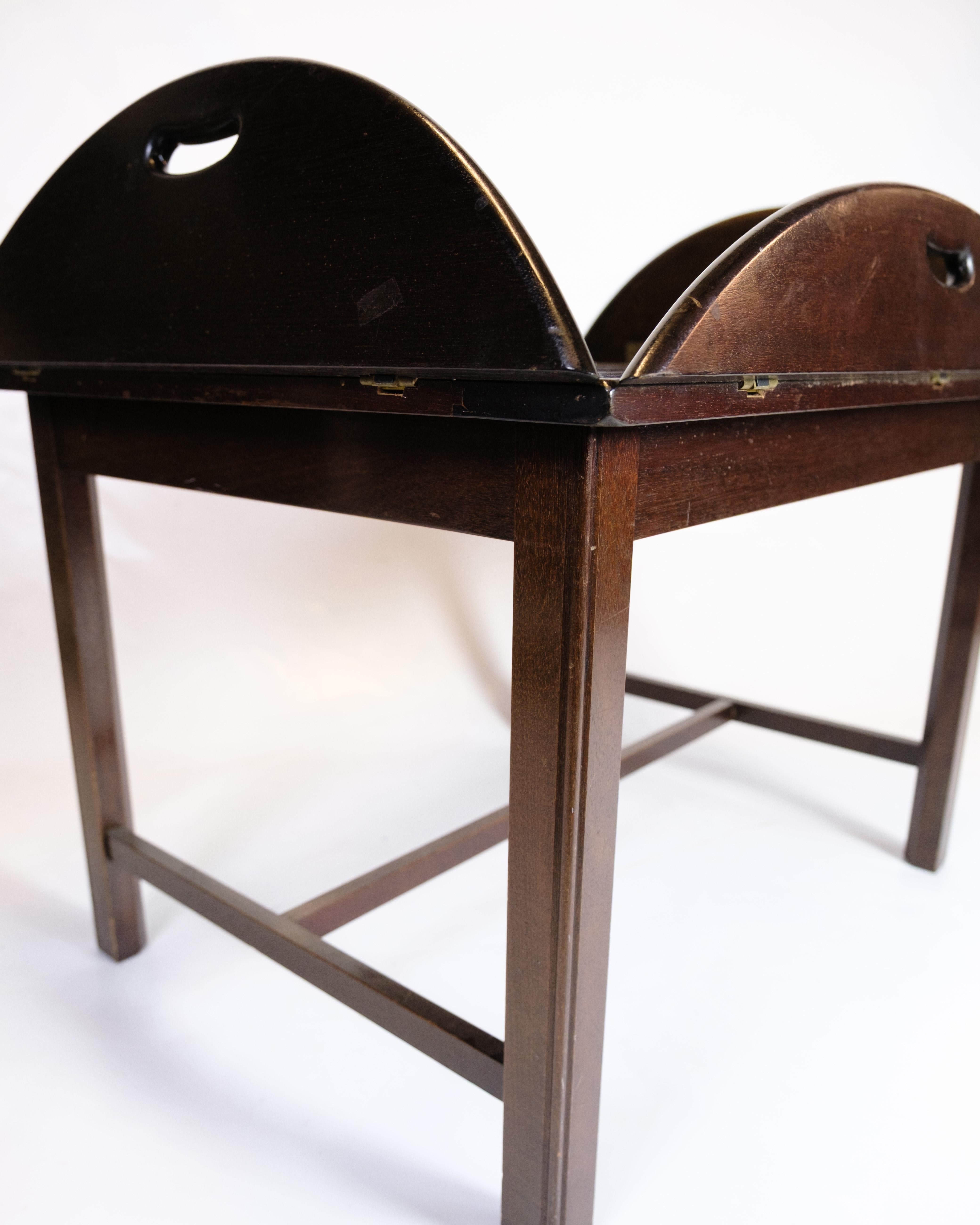 Mesa de mayordomo de caoba, diseño danés de los años 60 en venta 3
