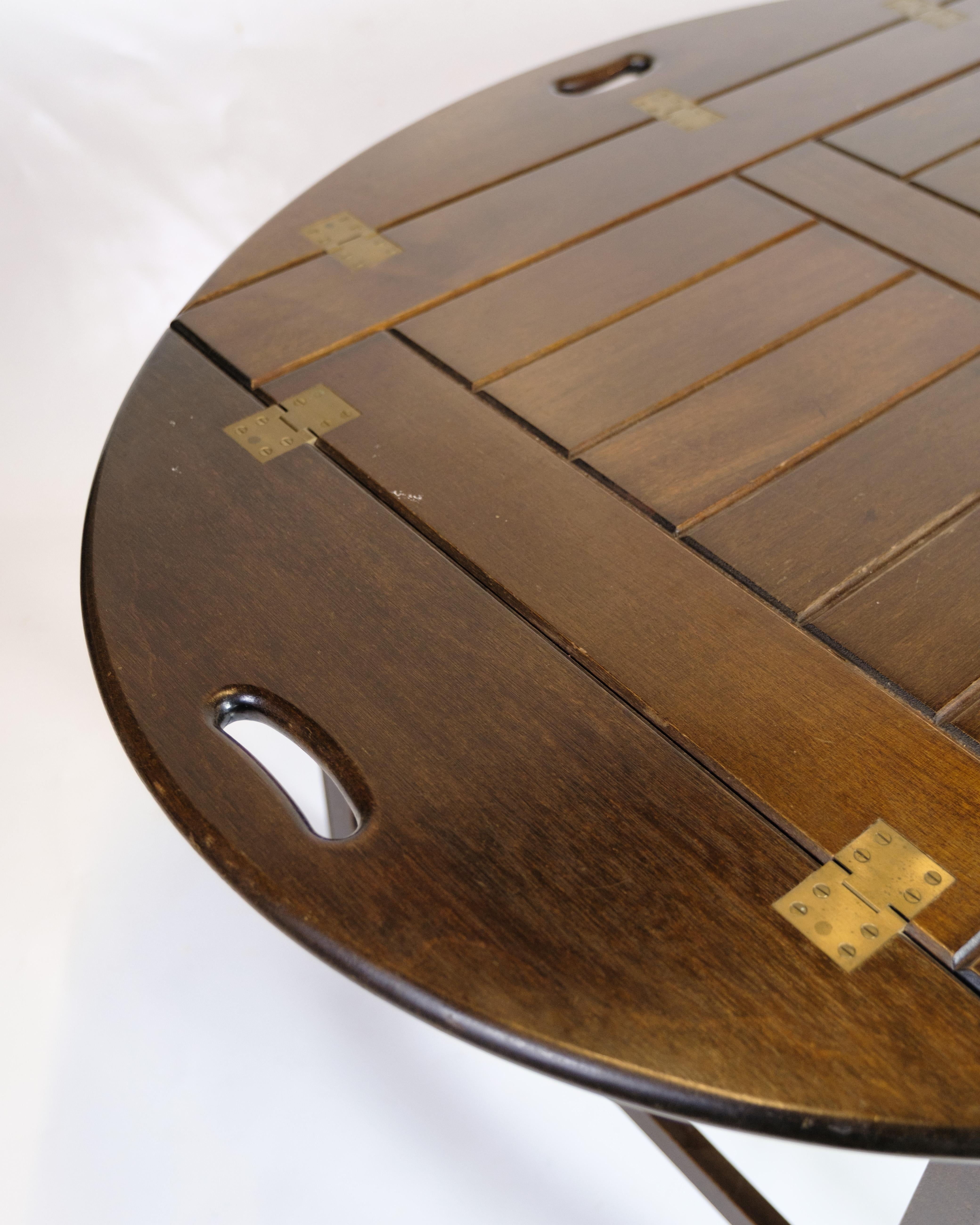 Mesa de mayordomo de caoba, diseño danés de los años 60 Moderno de mediados de siglo en venta