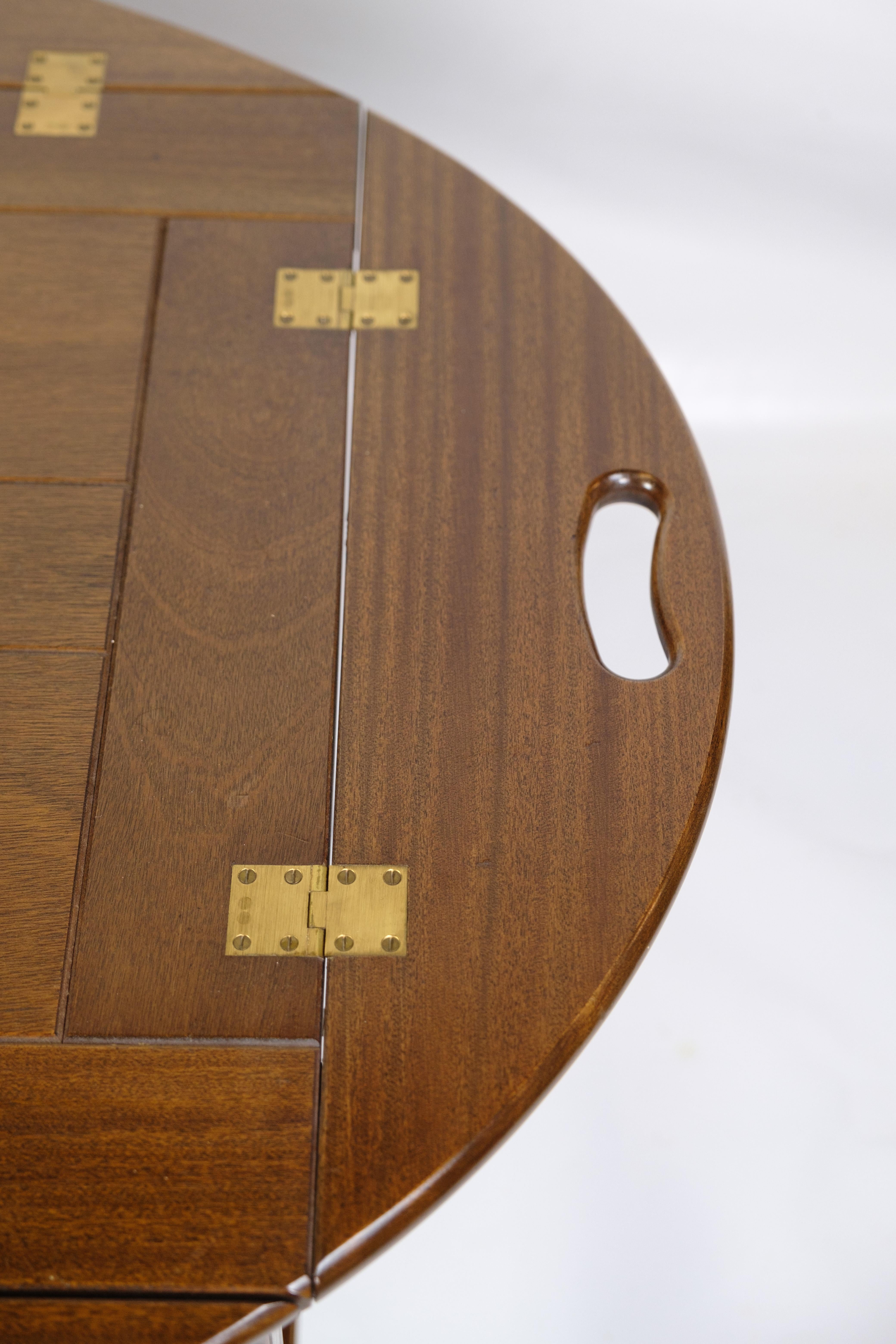 Butler Table Made In Mahogany, Danish Design From 1960s In Good Condition In Lejre, DK