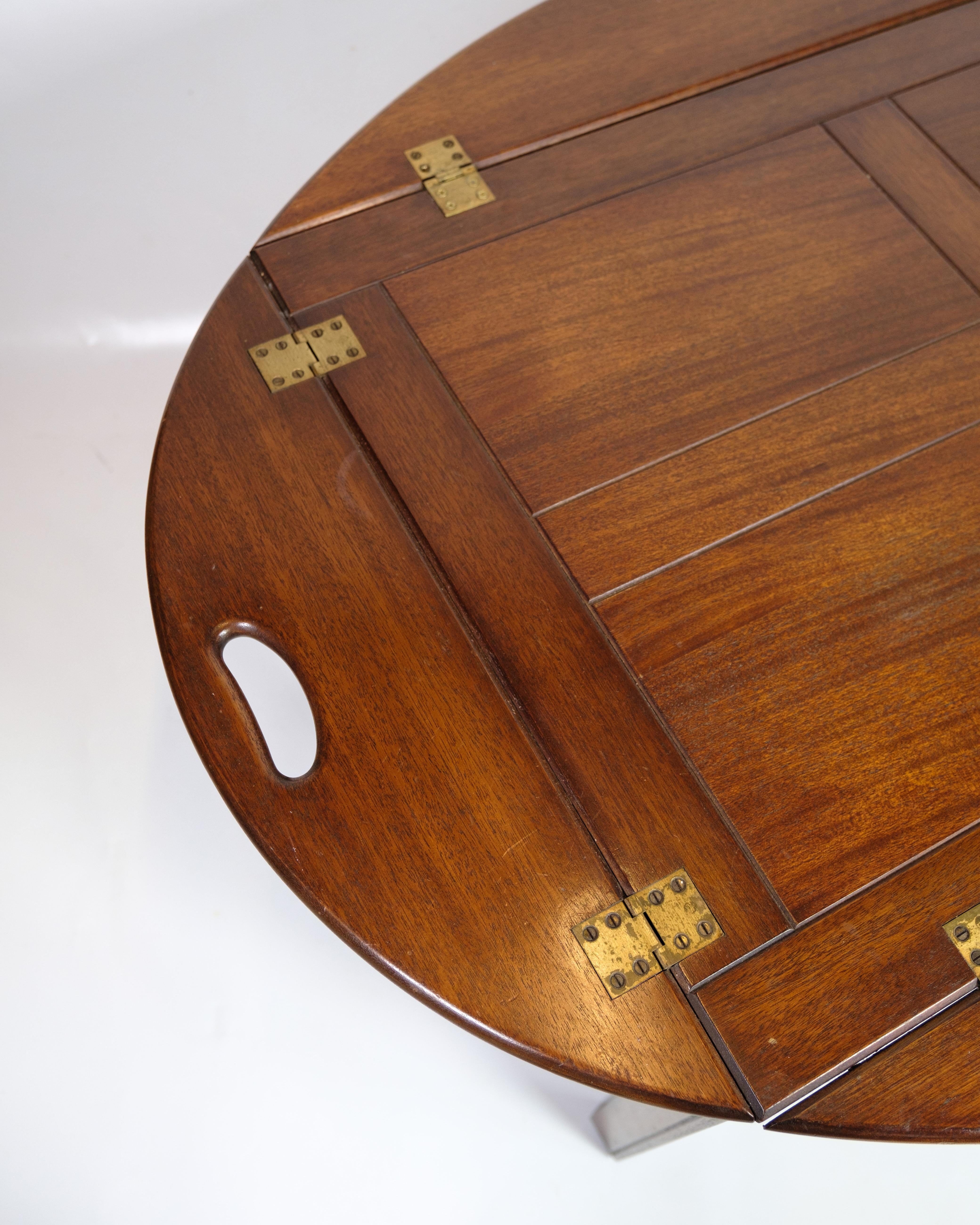 Butler Tisch aus Mahagoni, dänisches Design aus den 1960er Jahren (Dänisch) im Angebot