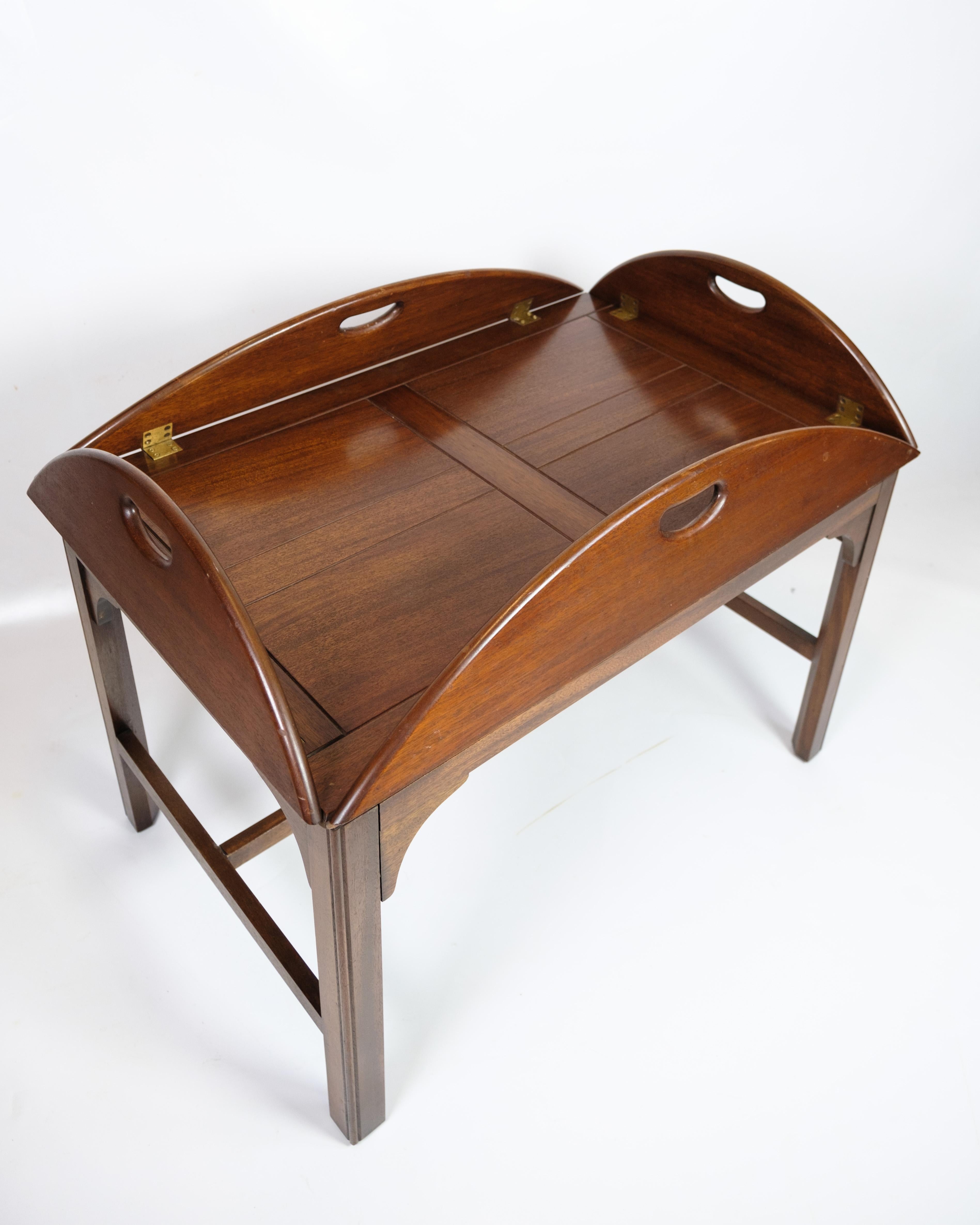Butler Tisch aus Mahagoni, dänisches Design aus den 1960er Jahren im Zustand „Gut“ im Angebot in Lejre, DK