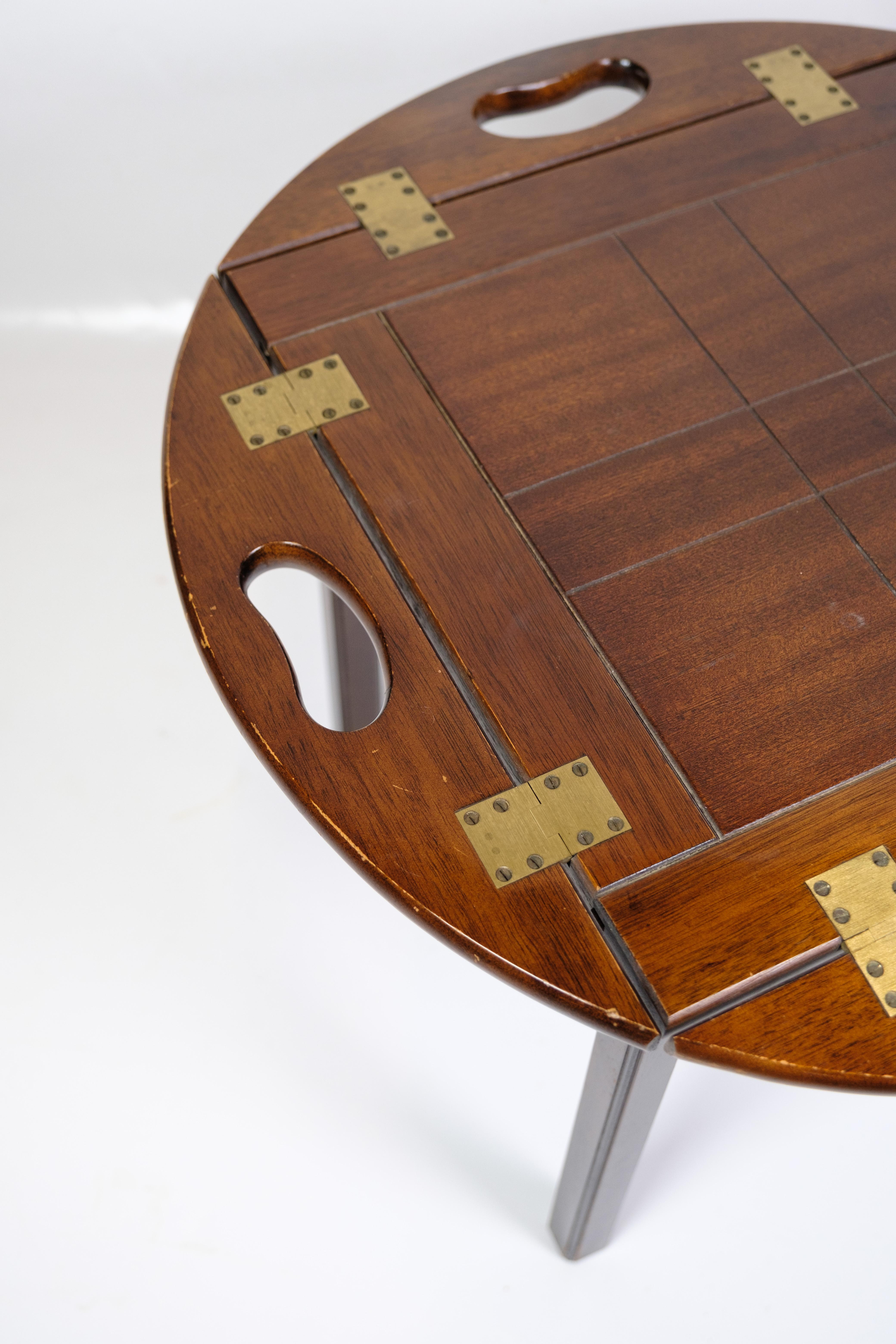 Butler Tisch aus Mahagoni, dänisches Design aus den 1960er Jahren im Angebot 1