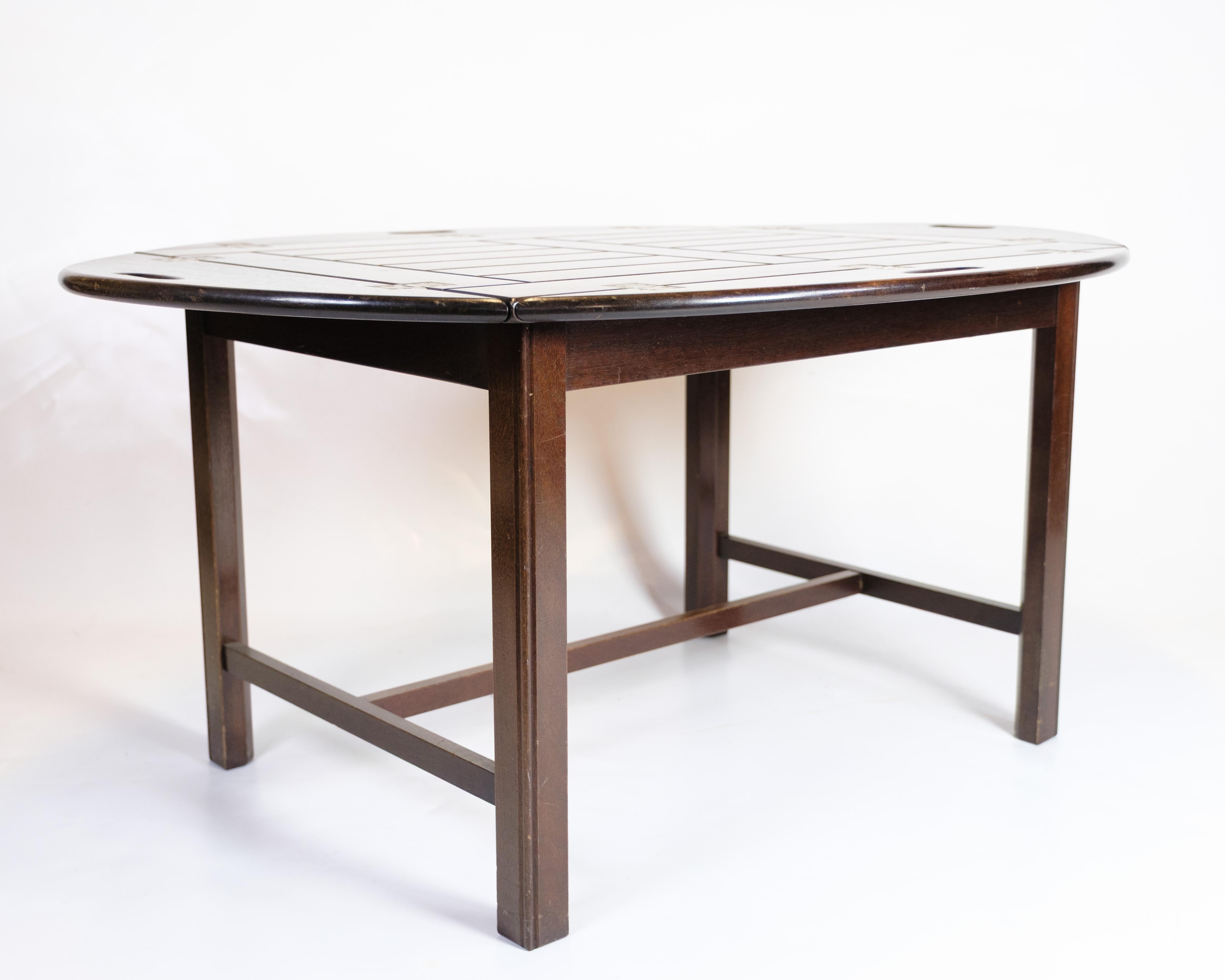 Mesa de mayordomo de caoba, diseño danés de los años 60 Caoba en venta