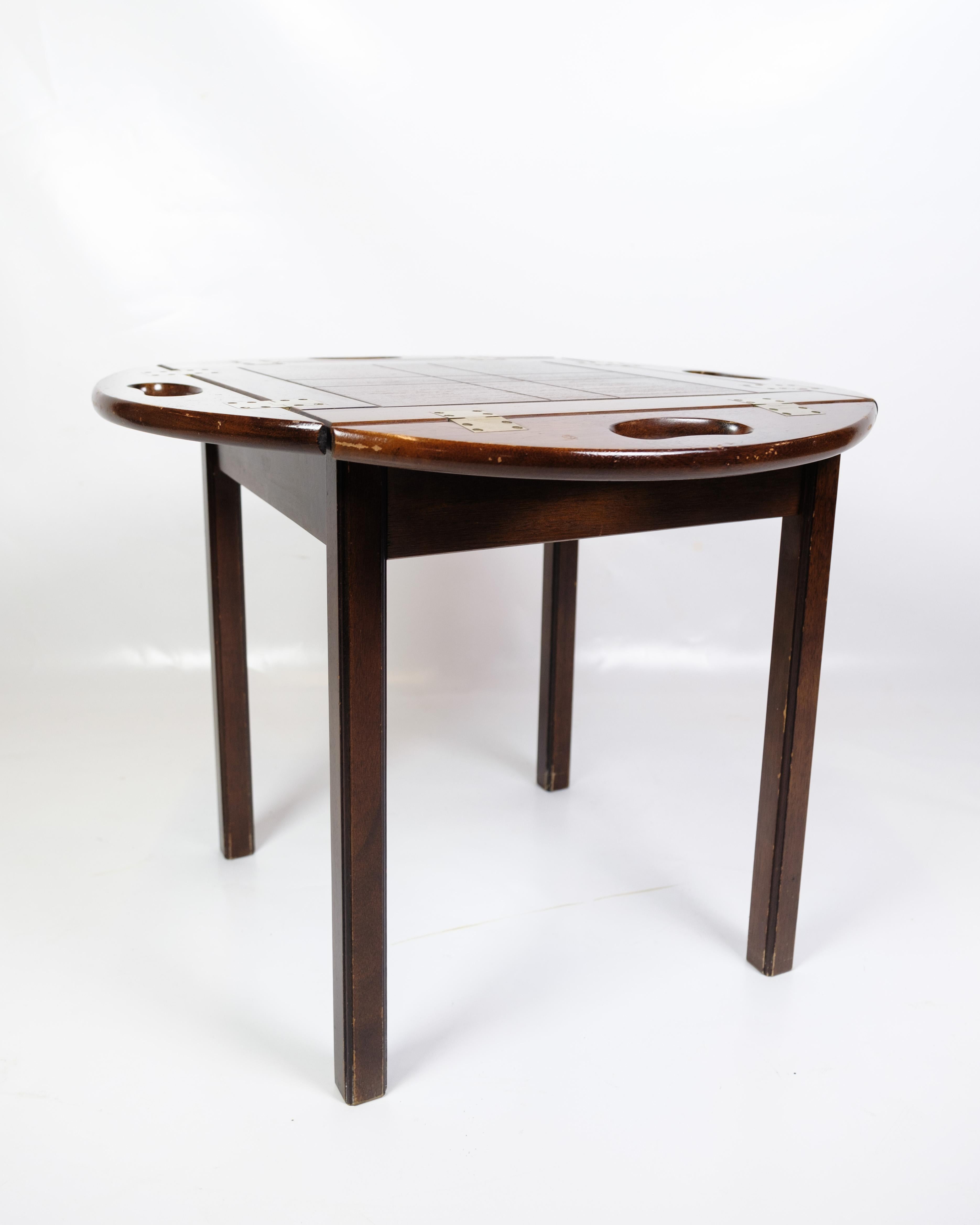 Butler Tisch aus Mahagoni, dänisches Design aus den 1960er Jahren im Angebot 2