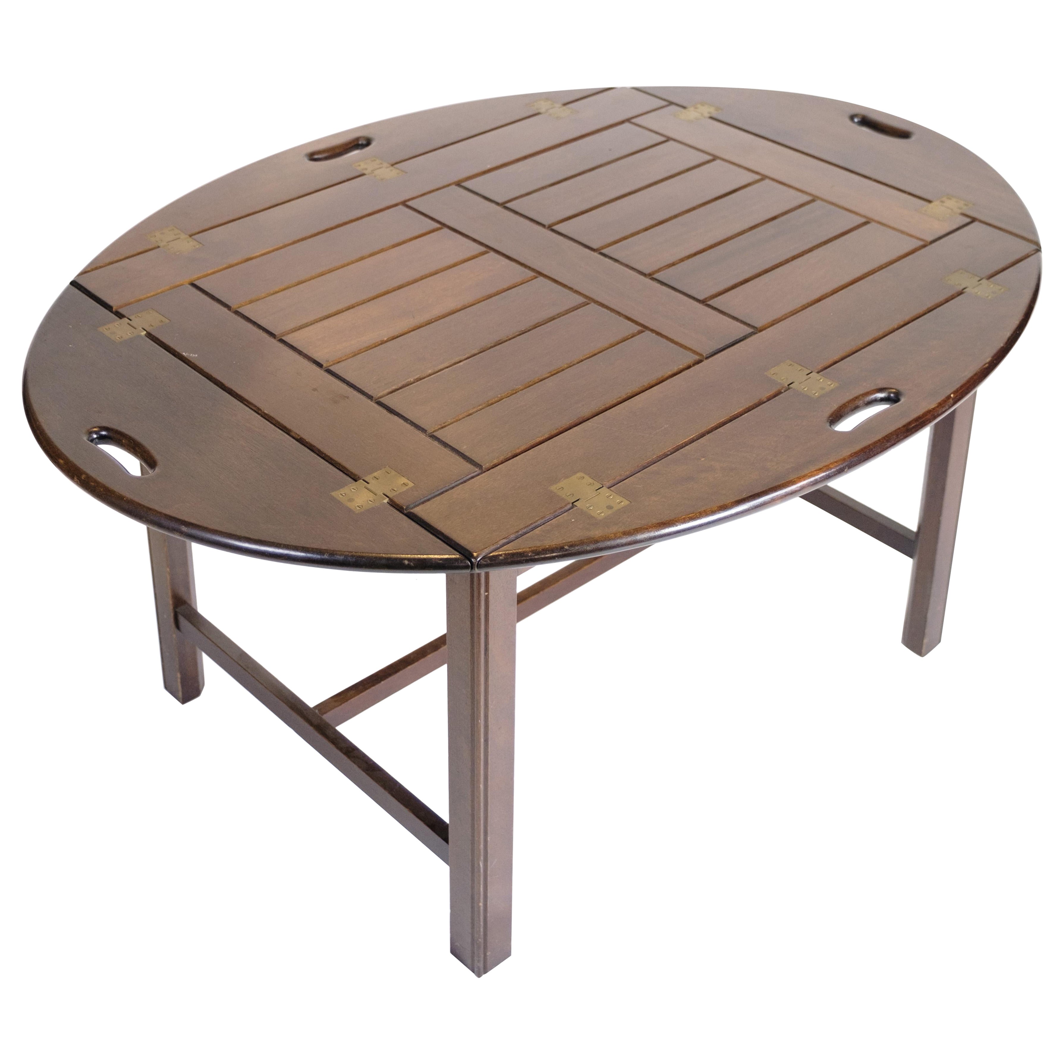 Mesa de mayordomo de caoba, diseño danés de los años 60 en venta