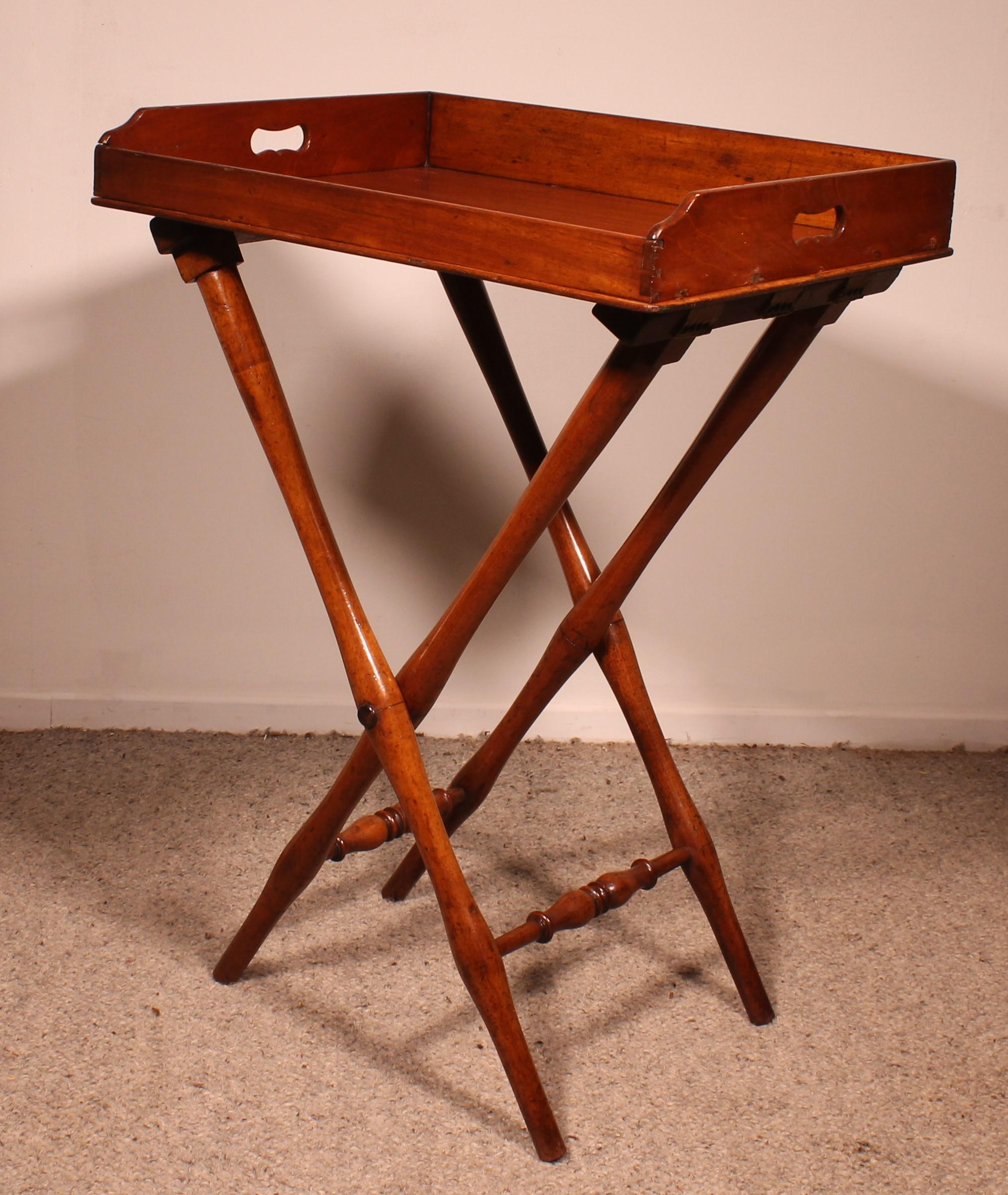 Butler Tray In Mahogany From The 19th Century 4