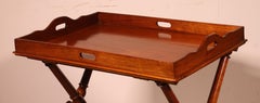 Butler Tray In Solid Mahogany - Early 19th Century