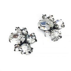 Butler & Wilson Vintage Crystal Earrings 1980S