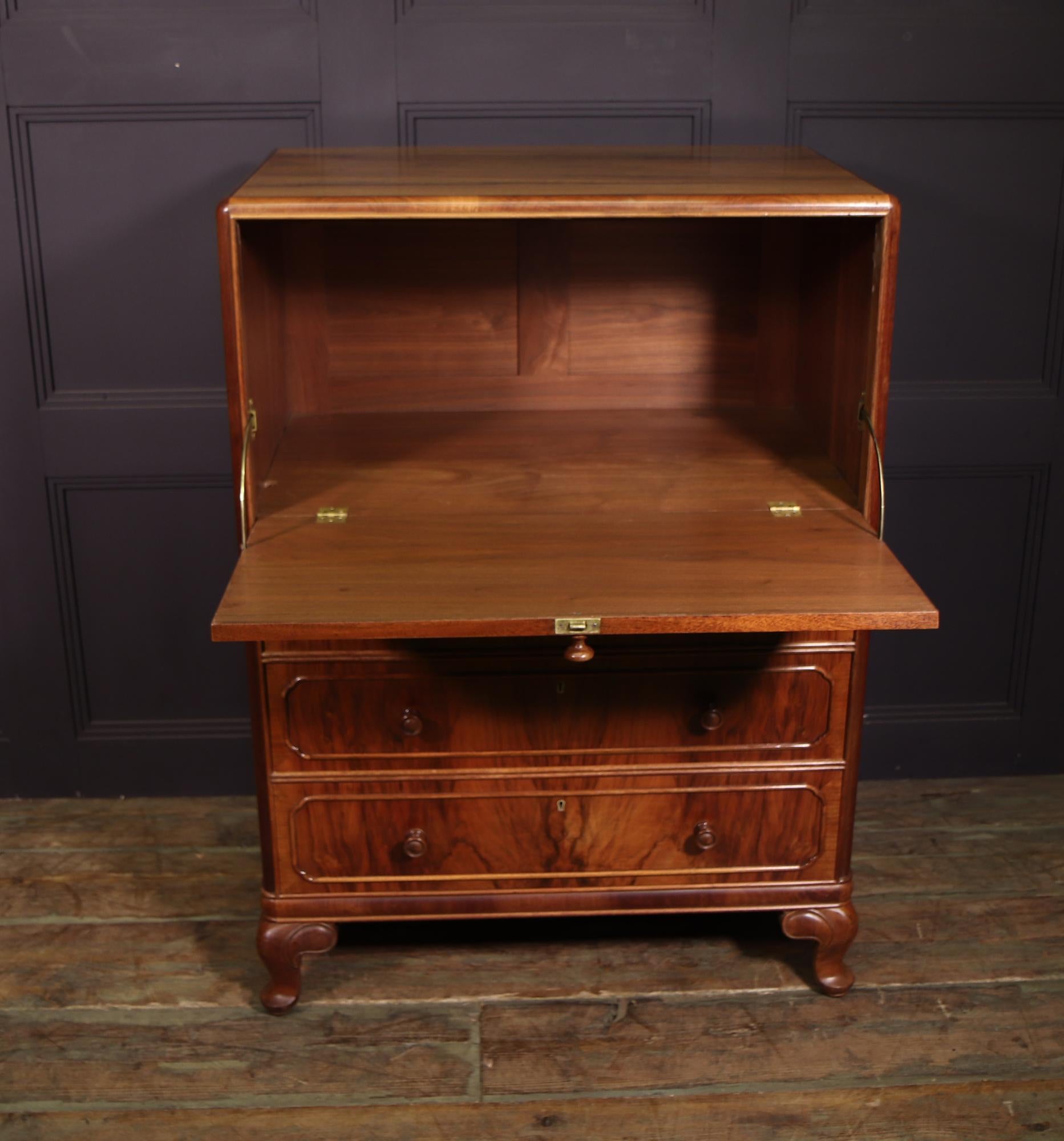 Walnut Butlers Linen Chest by Wylie and Lochhead