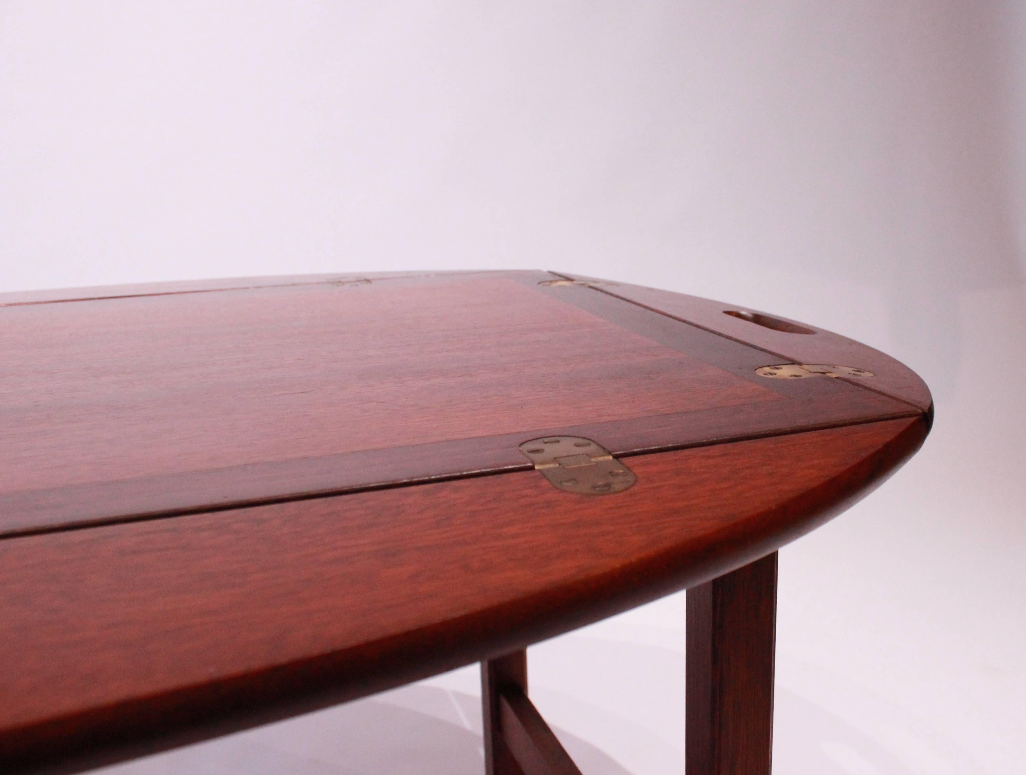 Mid-20th Century Butler's Tray in Polished Mahogany from the 1960s of Danish Design