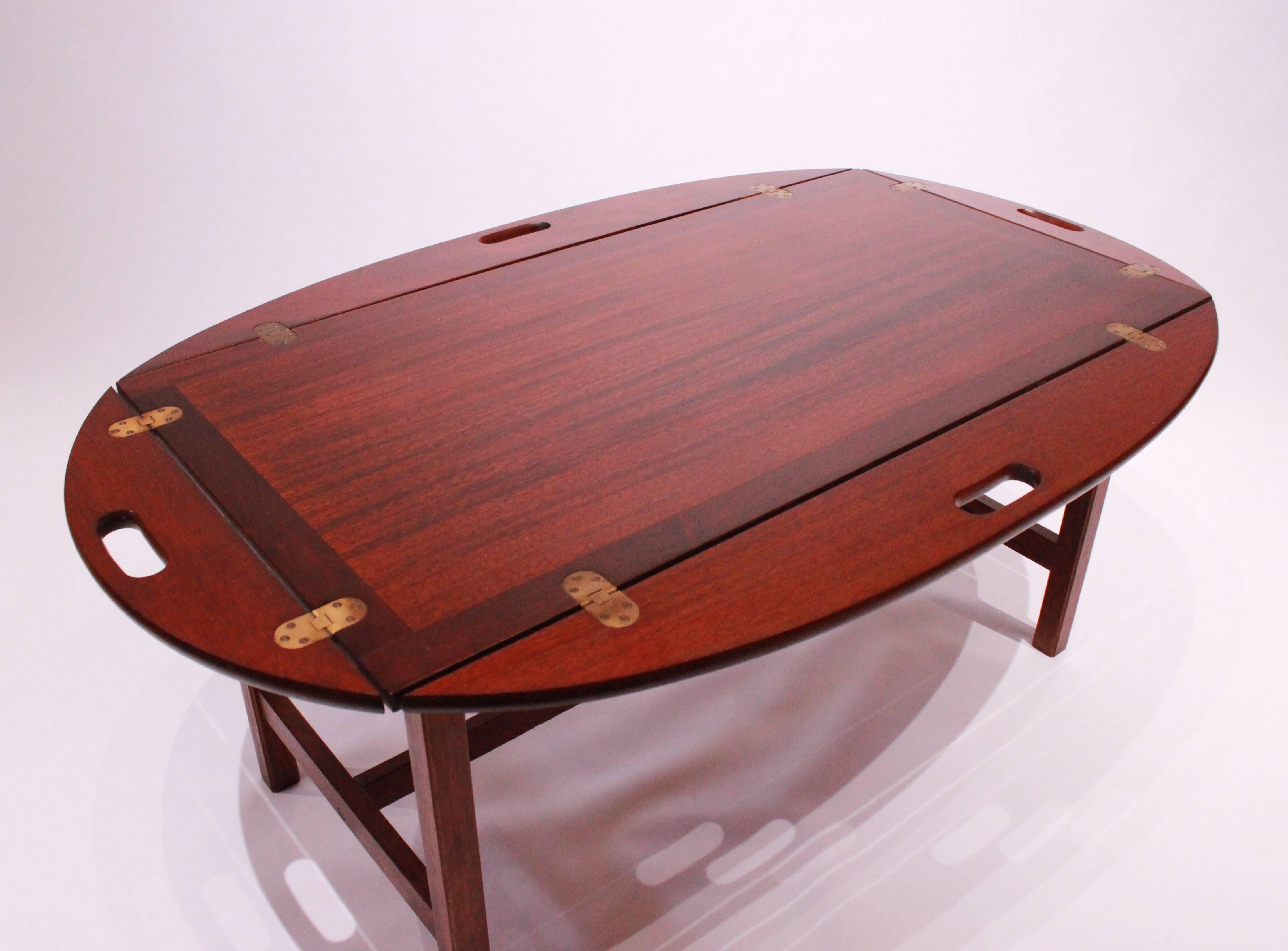 Butler's Tray in Polished Mahogany from the 1960s of Danish Design 1