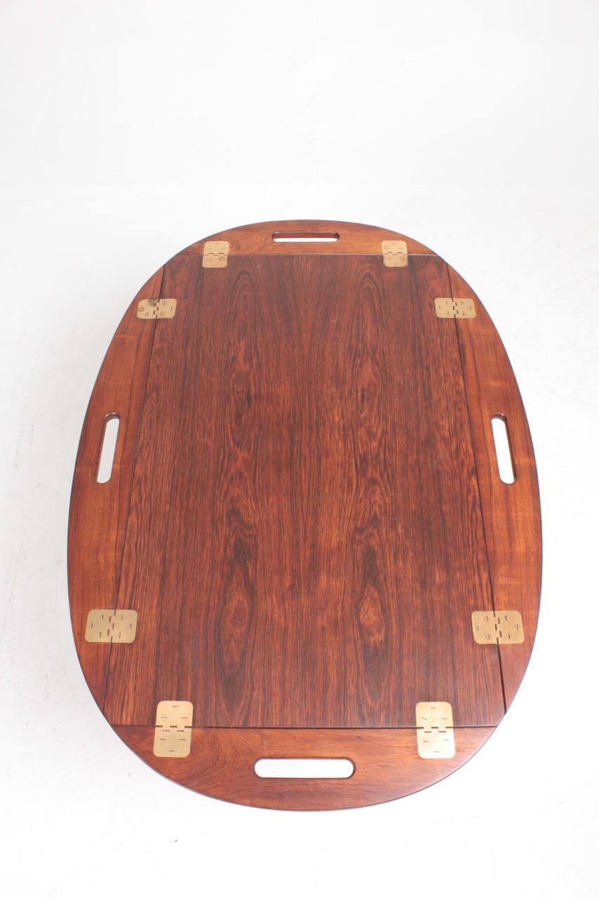 Mid-20th Century Butlers Tray in Rosewood by Svend Langkilde, Danish Midcentury, 1950s
