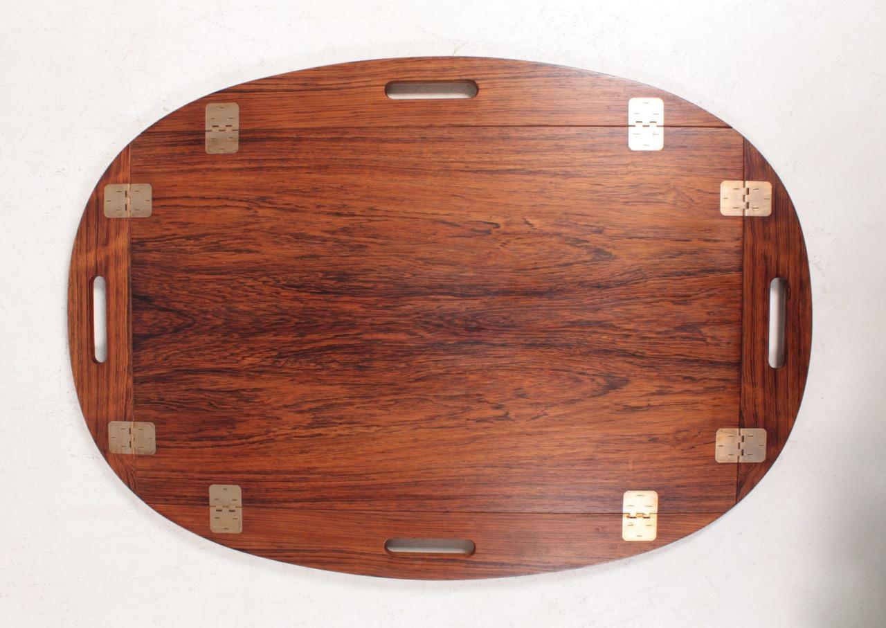Butlers Tray in Rosewood by Svend Langkilde, Danish Midcentury, 1950s 4