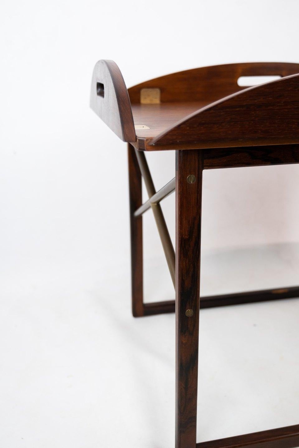 Mid-20th Century Butler's Tray in Rosewood Designed by Svend Langkilde from the 1960s