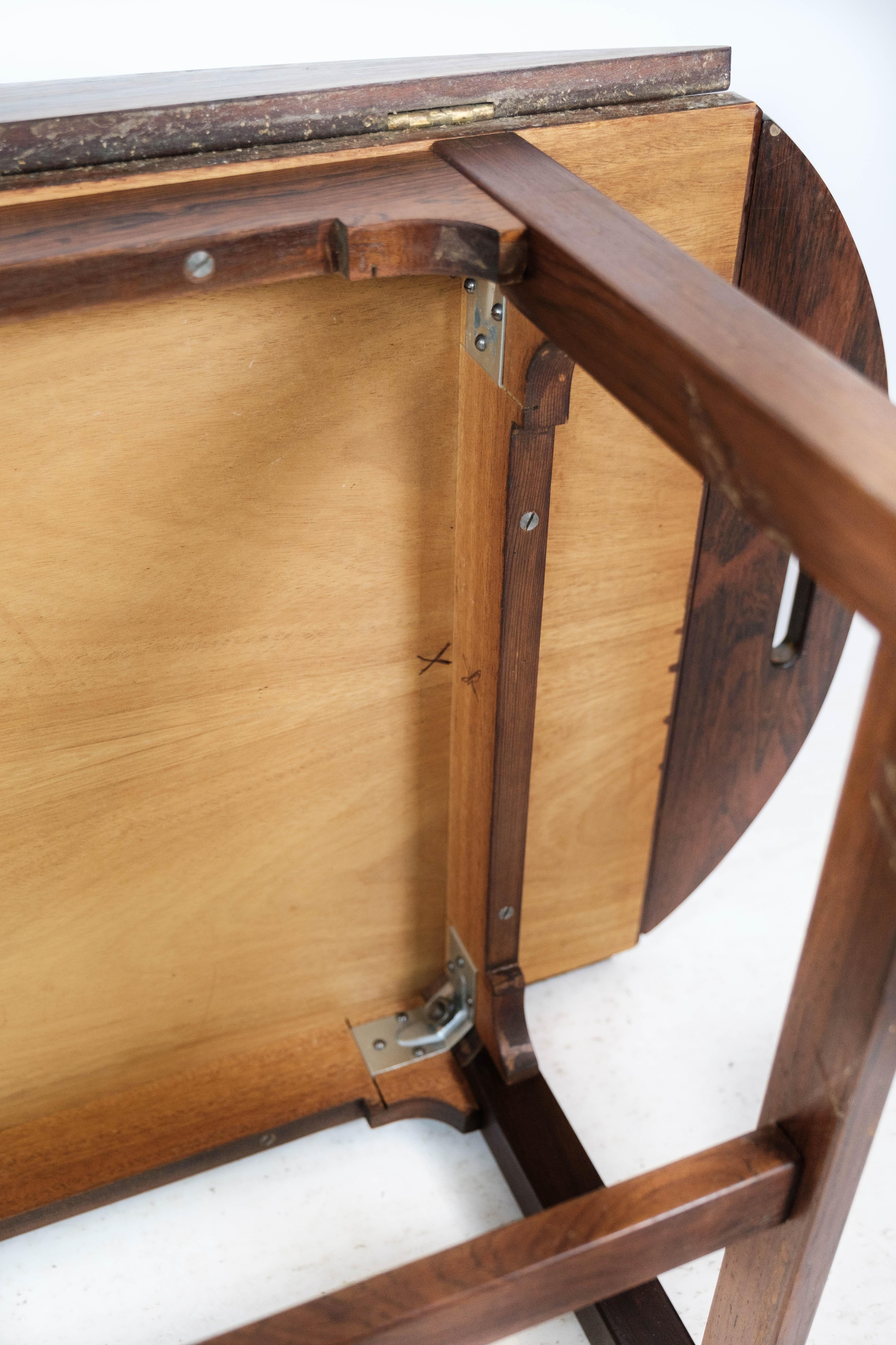 Butler's Tray Made In Rosewood Of Danish Design From 1960s For Sale 8