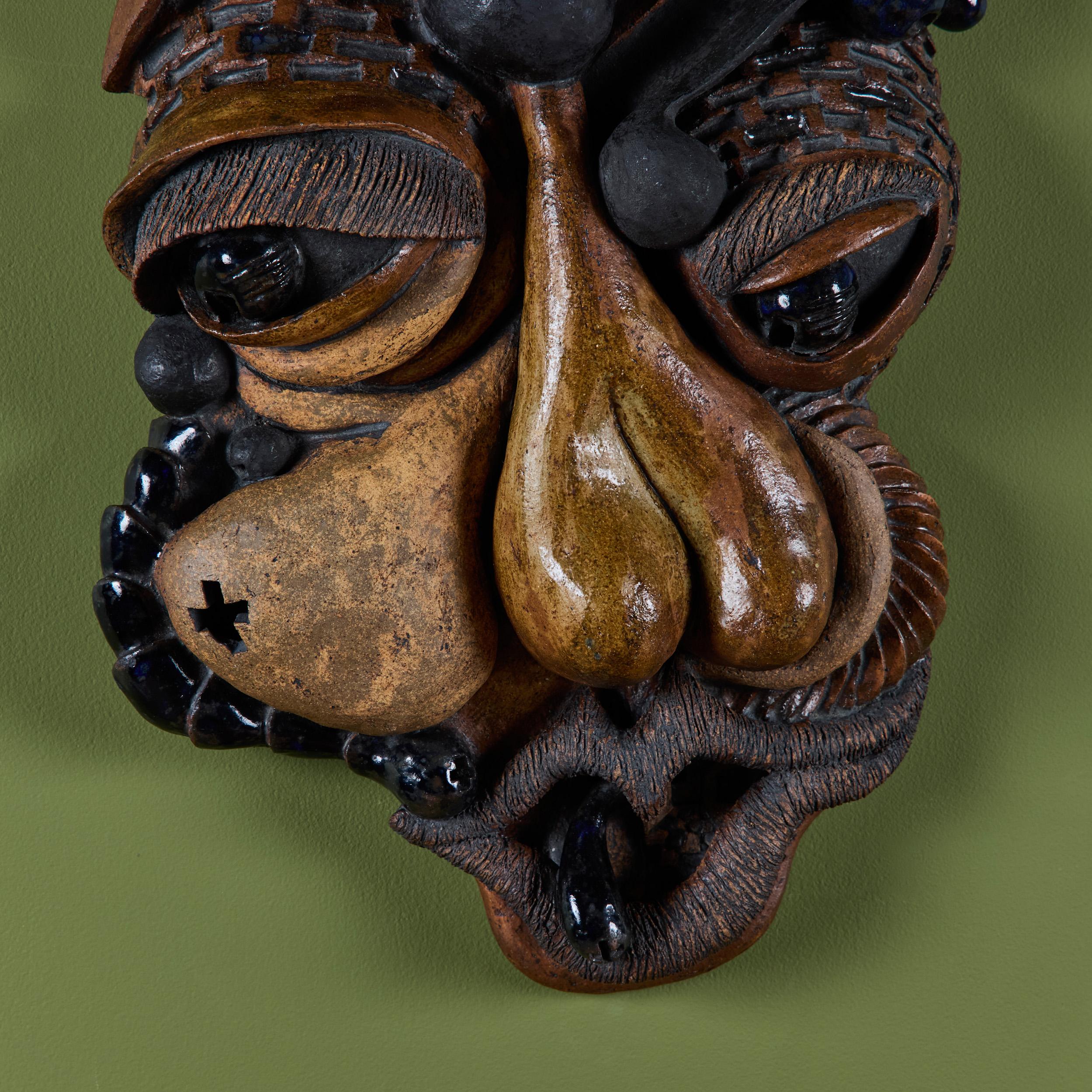Folk Art Butt Nose Chest Piece 1 by Dale Wolfield For Sale