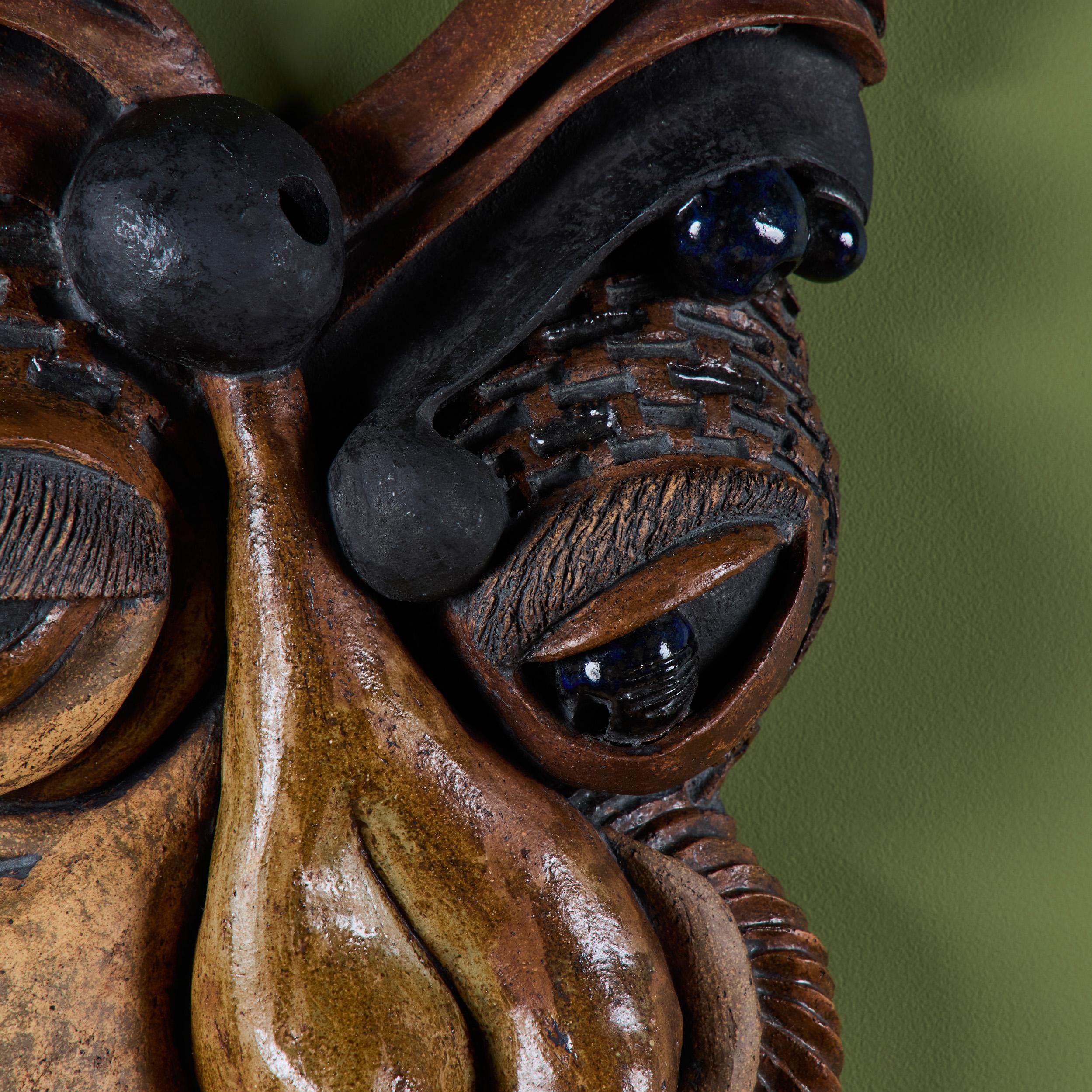 Leather Butt Nose Chest Piece 1 by Dale Wolfield For Sale