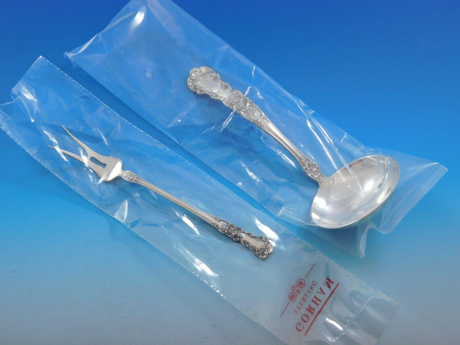 Buttercup by Gorham Sterling Silver Flatware Service Set 48 Pcs Place Size New 6