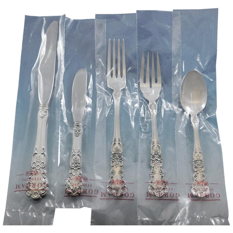 Buttercup by Gorham Sterling Silver Flatware Service Set 48 Pcs Place