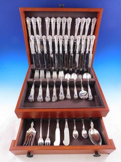 Buttercup by Gorham Sterling Silver Flatware Set for 12 Service 123 Pcs Dinner