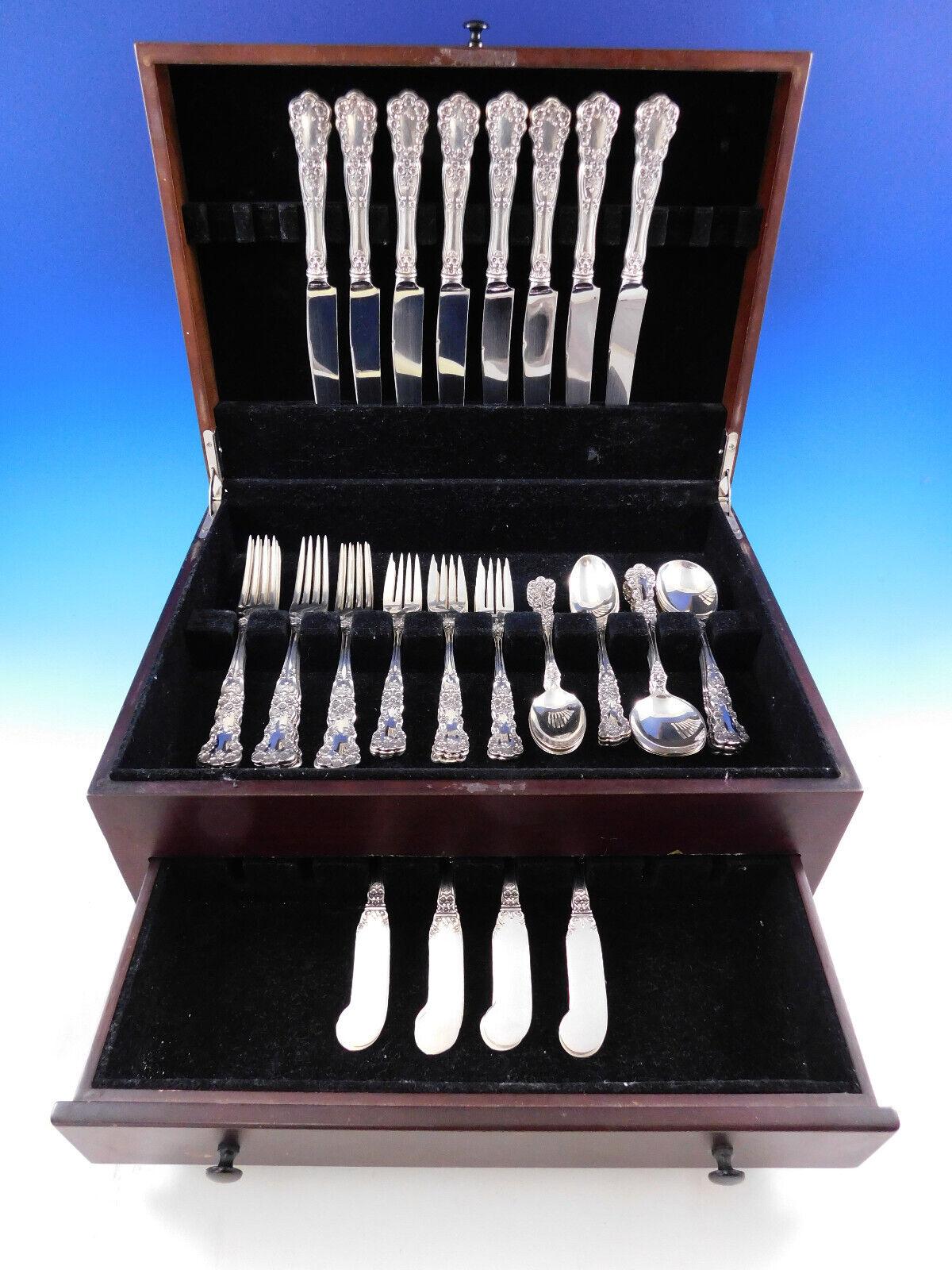 Buttercup by Gorham Sterling Silver Flatware Set for 8 Service 48 Pieces Dinner For Sale 1