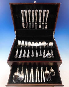 Buttercup by Gorham Sterling Silver Flatware Set for Eight Service 59 Pcs