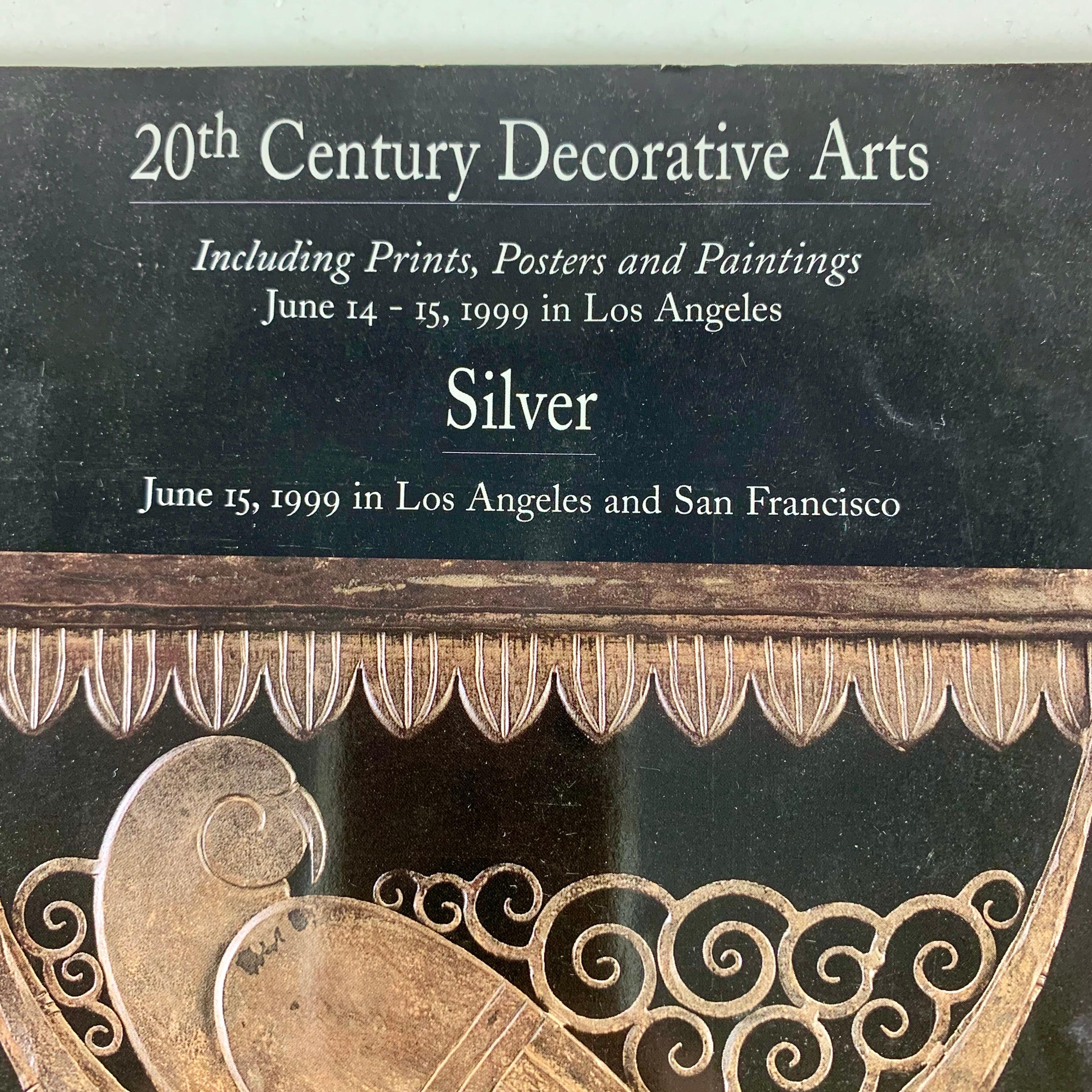 An auction catalogue from the Butterfield & Butterfield Los Angeles and San Fransisco sale of 20th century decorative Arts – Prints, posters, paintings, and silver.

The sale featured a wonderful collection of Icart etchings, Tiffany lamps,