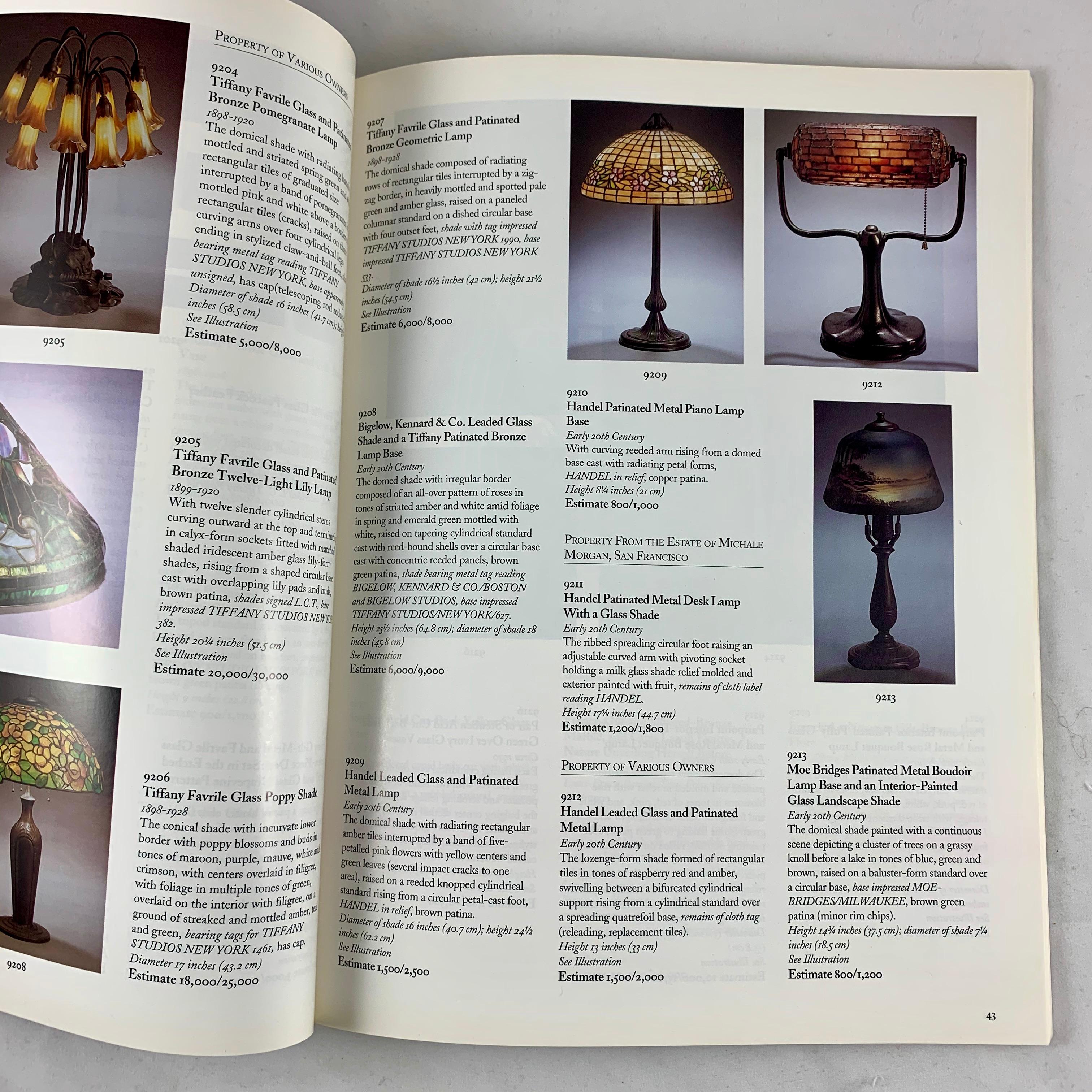 Butterfield & Butterfield Decorative Arts Auction Catalogue 1999 Art Deco In Good Condition In Philadelphia, PA