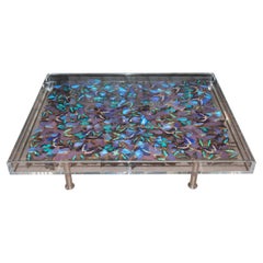Butterflies Blue Coffee Table