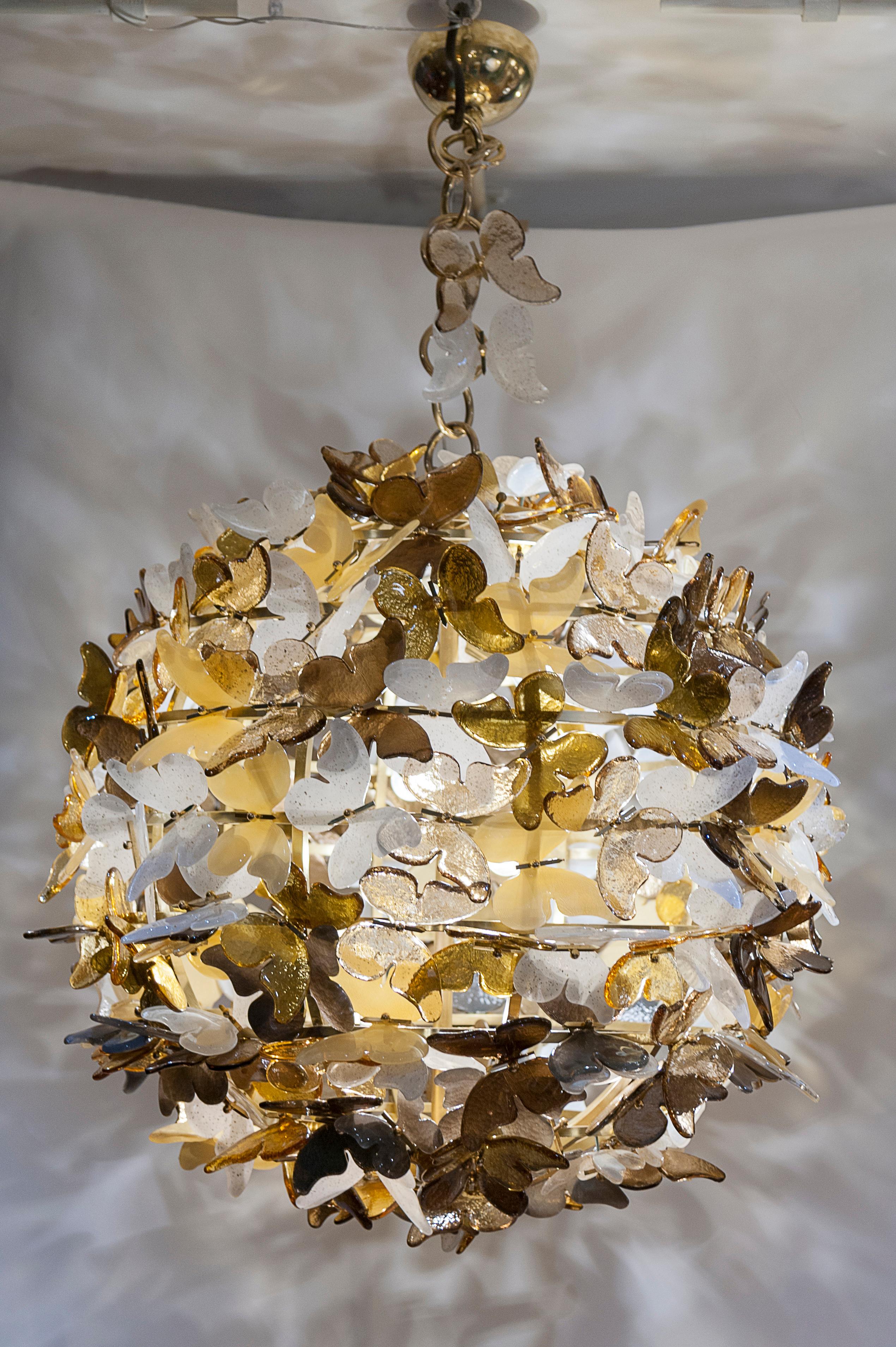 butterfly chandelier light