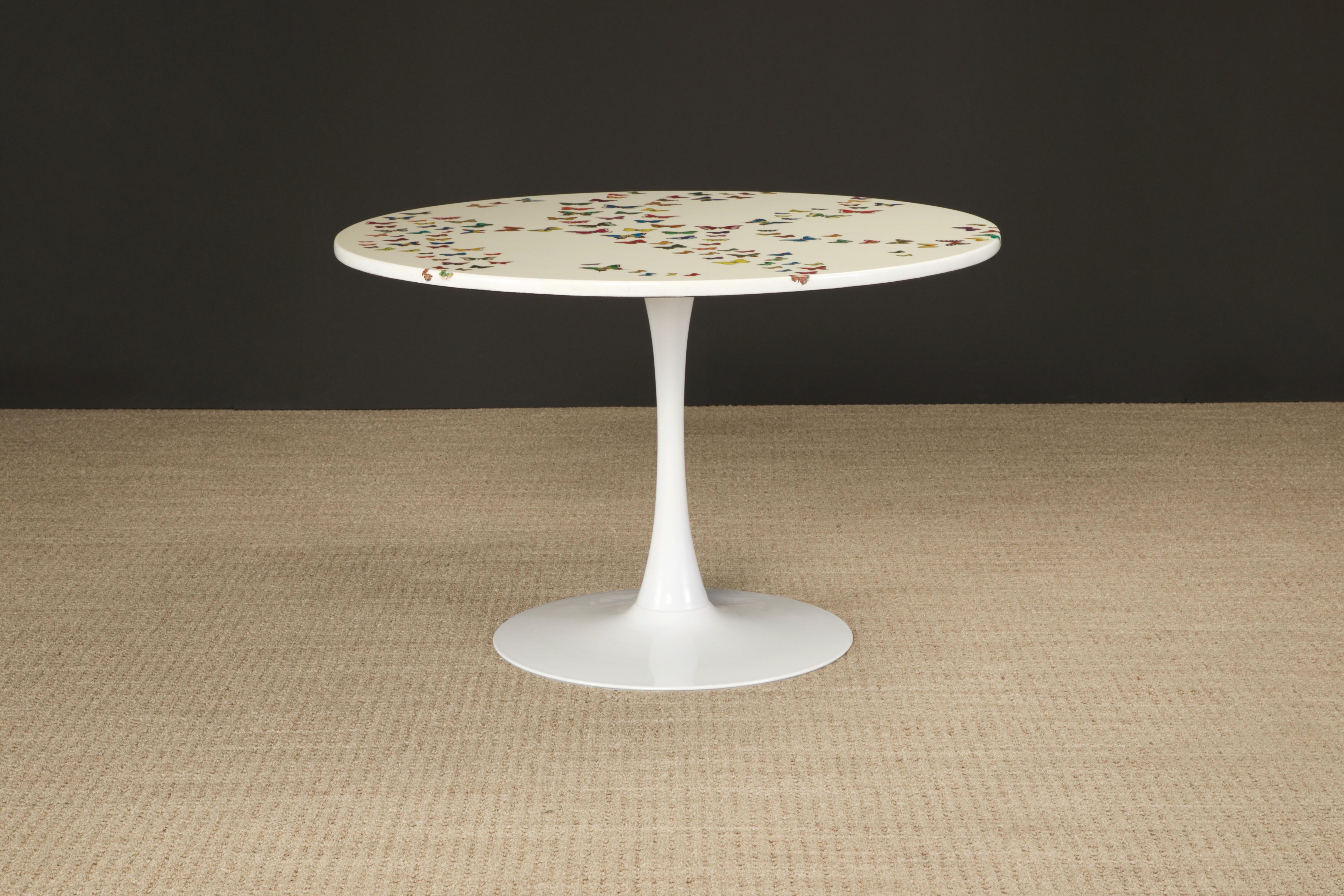 Laqué Table de salle à manger 'Butterflies' par Piero Fornasetti, circa 1970 Italie, Signé  en vente