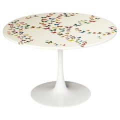 'Butterflies' Dining Table by Piero Fornasetti, circa 1970s Italy, Signed 