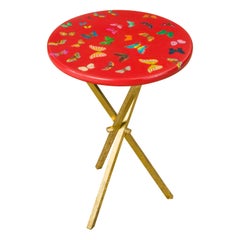 'Butterflies' Drinks Table / Side Table by Piero Fornasetti, Signed