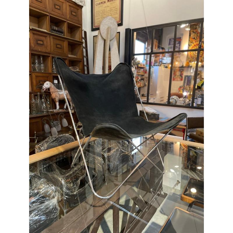 Silla de salón Butterfly AA de Airborne, años 50 Metal en venta