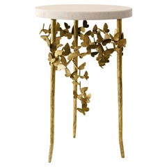 Tavolino Butterfly in oro Brilliante