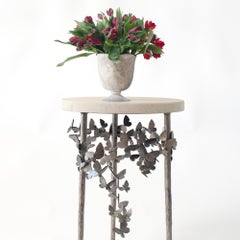 Butterfly Accent Table in Tobacco