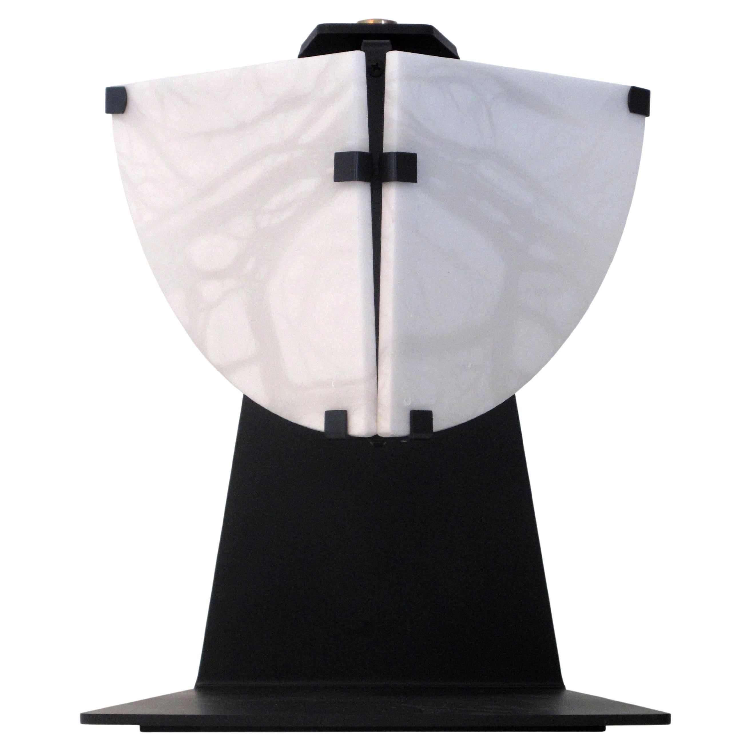 'Butterfly' Alabaster Table Lamp in the Manner of Pierre Chareau