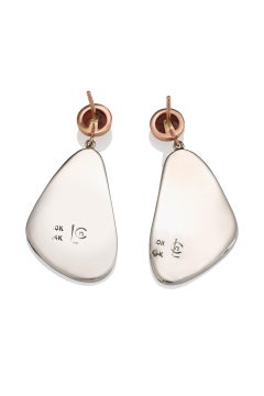 10K Butterfly and Coral Earrings