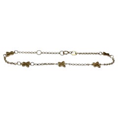 Butterfly Bracelet in 14kt Yellow Gold – Adjustable 6.25–7in, 2.02g, New